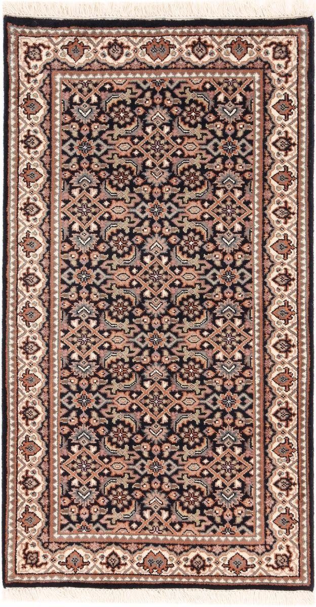 Orientteppich Indo Herati 74x138 Handgeknüpfter Orientteppich Läufer, Nain Trading, rechteckig, Höhe: 15 mm