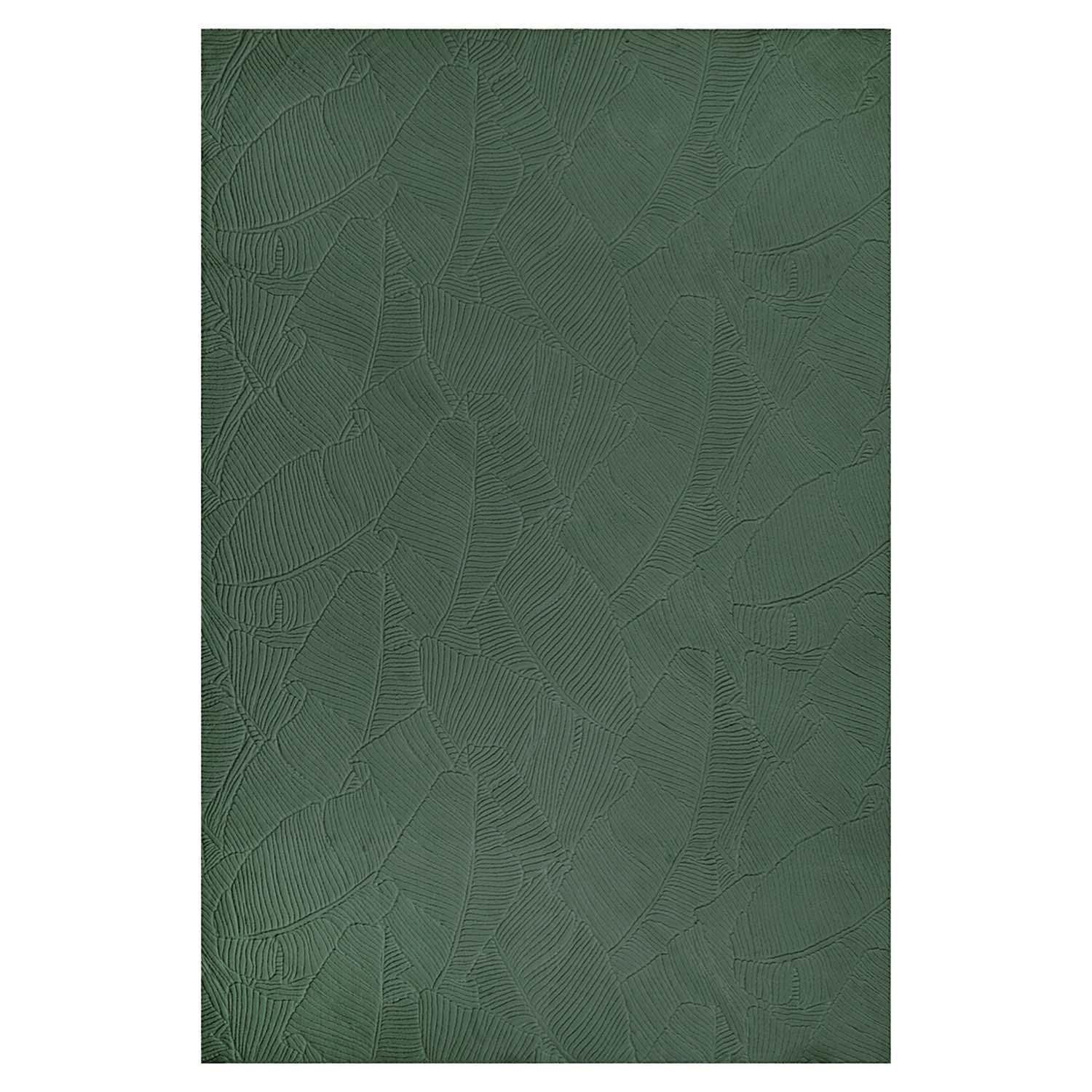 merinos Teppich STILO, 120 x 160 cm, Grün, Polyester, rechteckig, Höhe: 8 mm