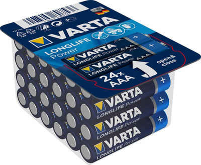 VARTA Batterie, LR03, 24x Alkalibatterien