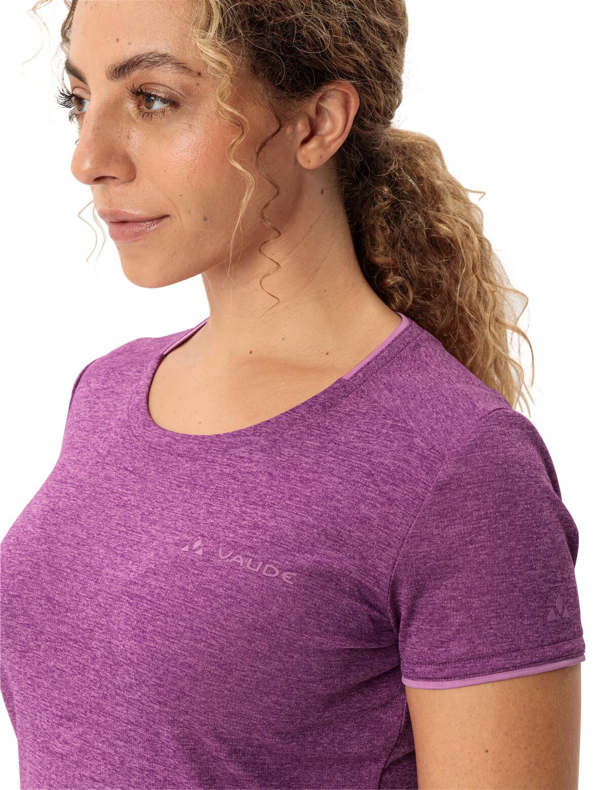 VAUDE Funktionsshirt WOMEN'S ESSENTIAL T-SHIRT Slim fit Passform, Kurzarm, für Trekking und Wandern