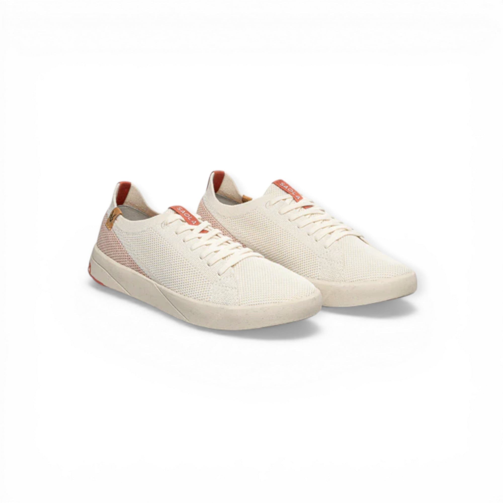 SAOLA Cannon Knit 2.0 weiss/rosa Damen Sneaker