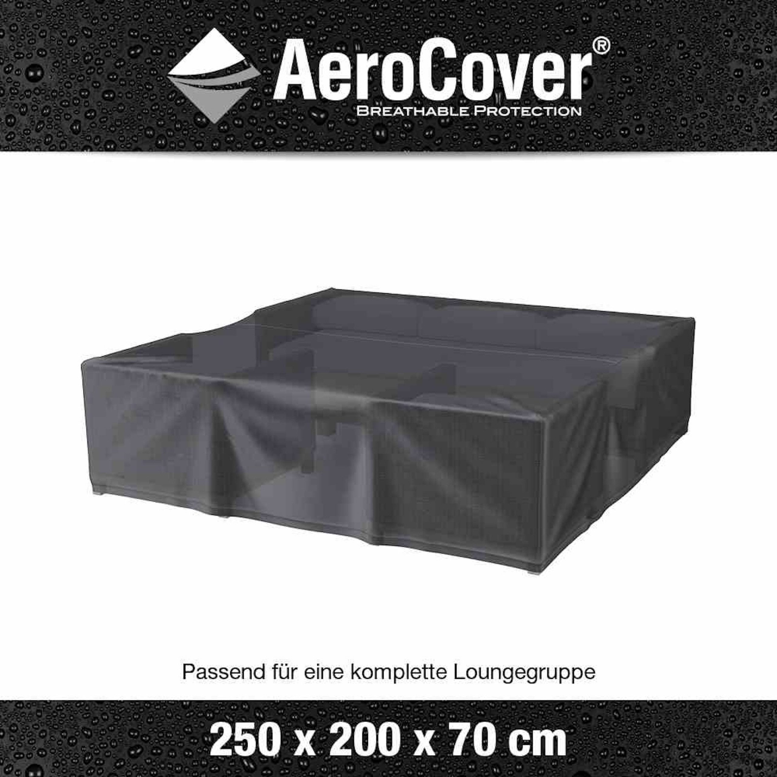 AeroCover Strandkorb-Schutzhülle AeroCover Atmungsaktive Schutzhülle für Tische Abdeckung
