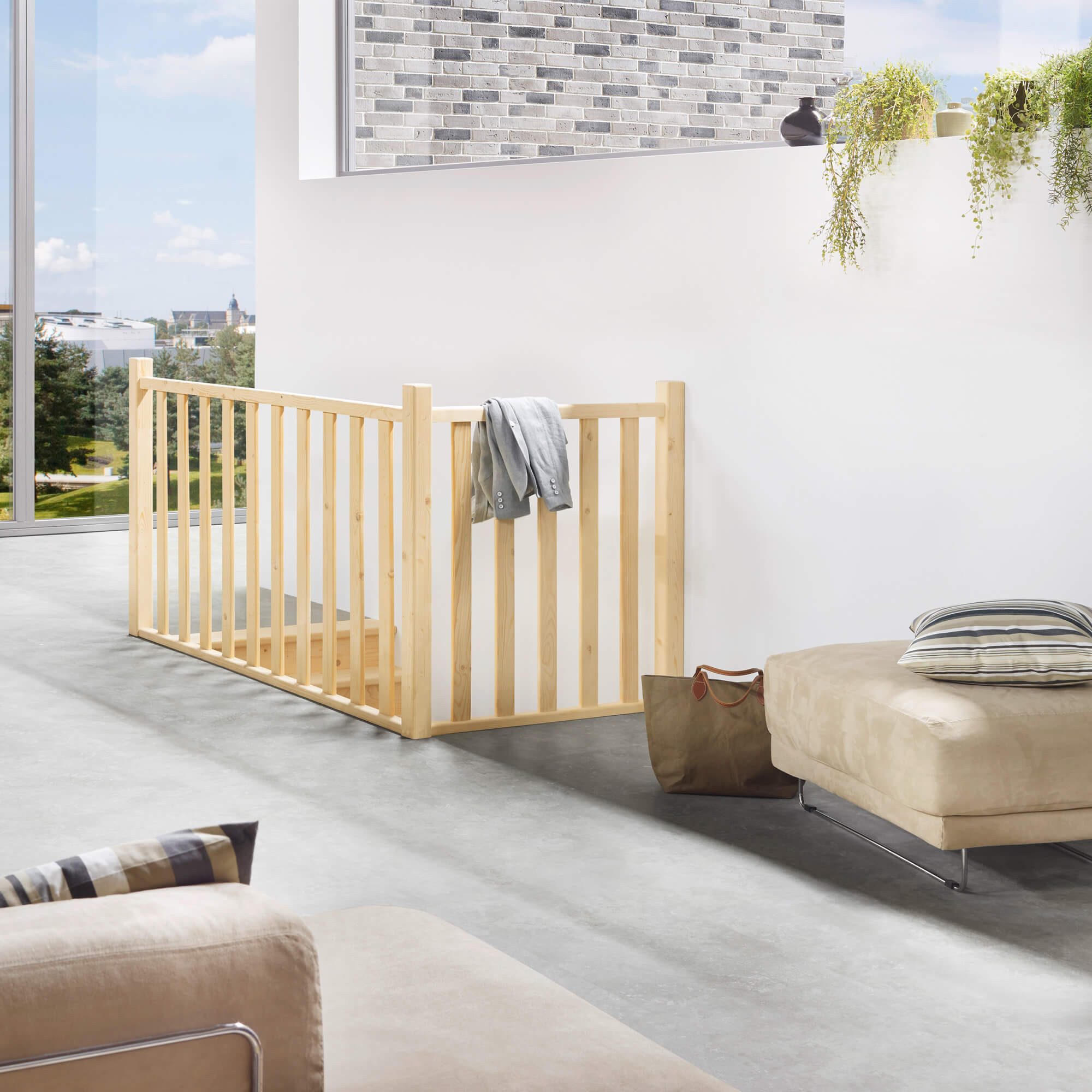 Treppen Intercon Brüstungsgeländer Casablanca, 100 cm Länge, Bodenmontage günstig online kaufen