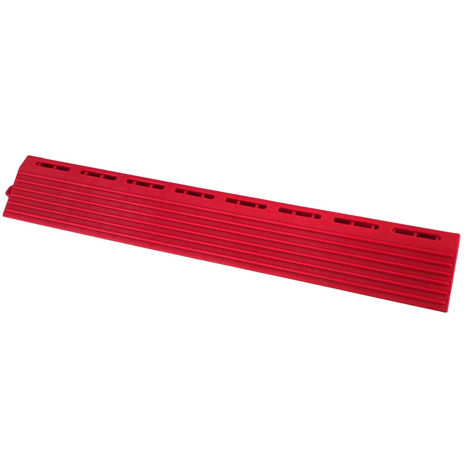 RAMROXX Klickfliese Performance Bodenfliesen Garagenboden Seitenteil Rampe Rot Typ B