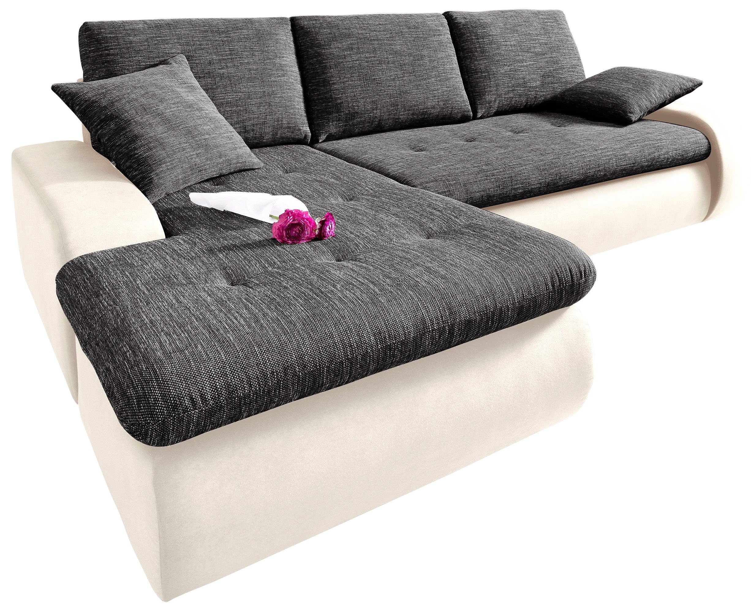 TRENDMANUFAKTUR Ecksofa "Indie, modern und bequem, Materialmix, OTTOs Choic günstig online kaufen