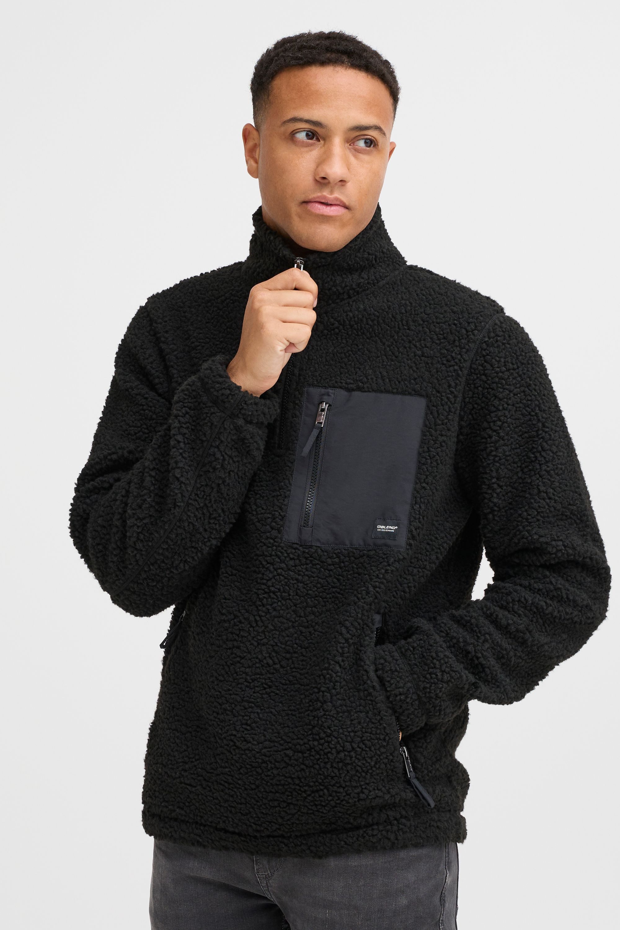 Blend Fellimitatjacke BHMTOTTO Lässiger Troyer in günstig online kaufen