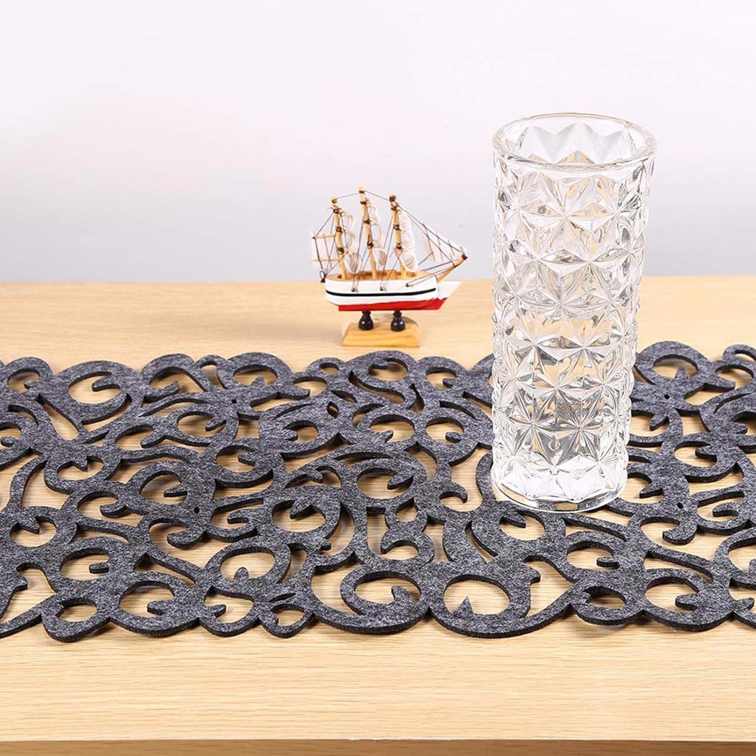 BYSURE Tischläufer (1-tlg), Filz Tischläufer Tischdekoration mit Wunderschö günstig online kaufen