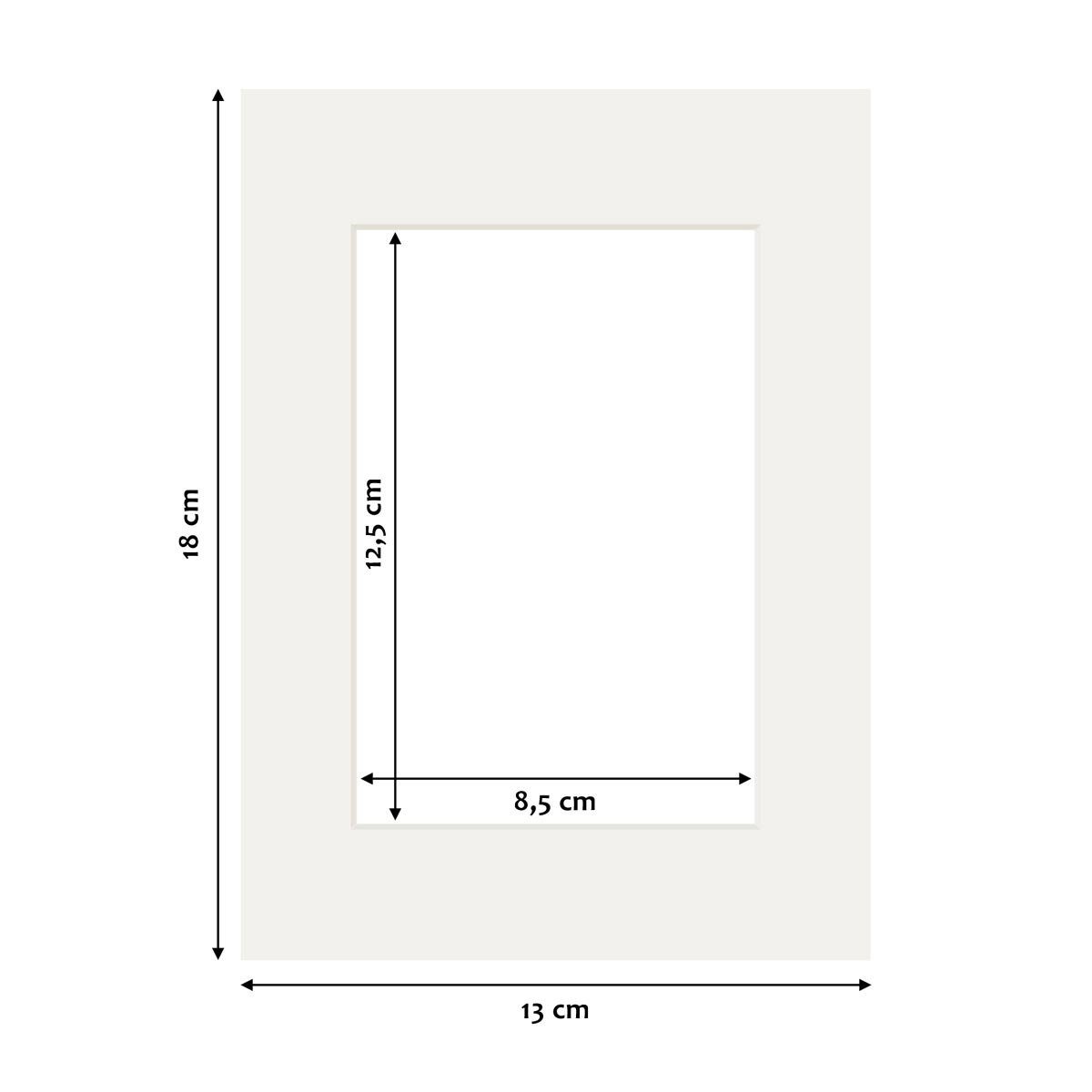 PHOTOLINI Bilderrahmen Passepartouts 5er Set - die Fotos und Bilder in den günstig online kaufen