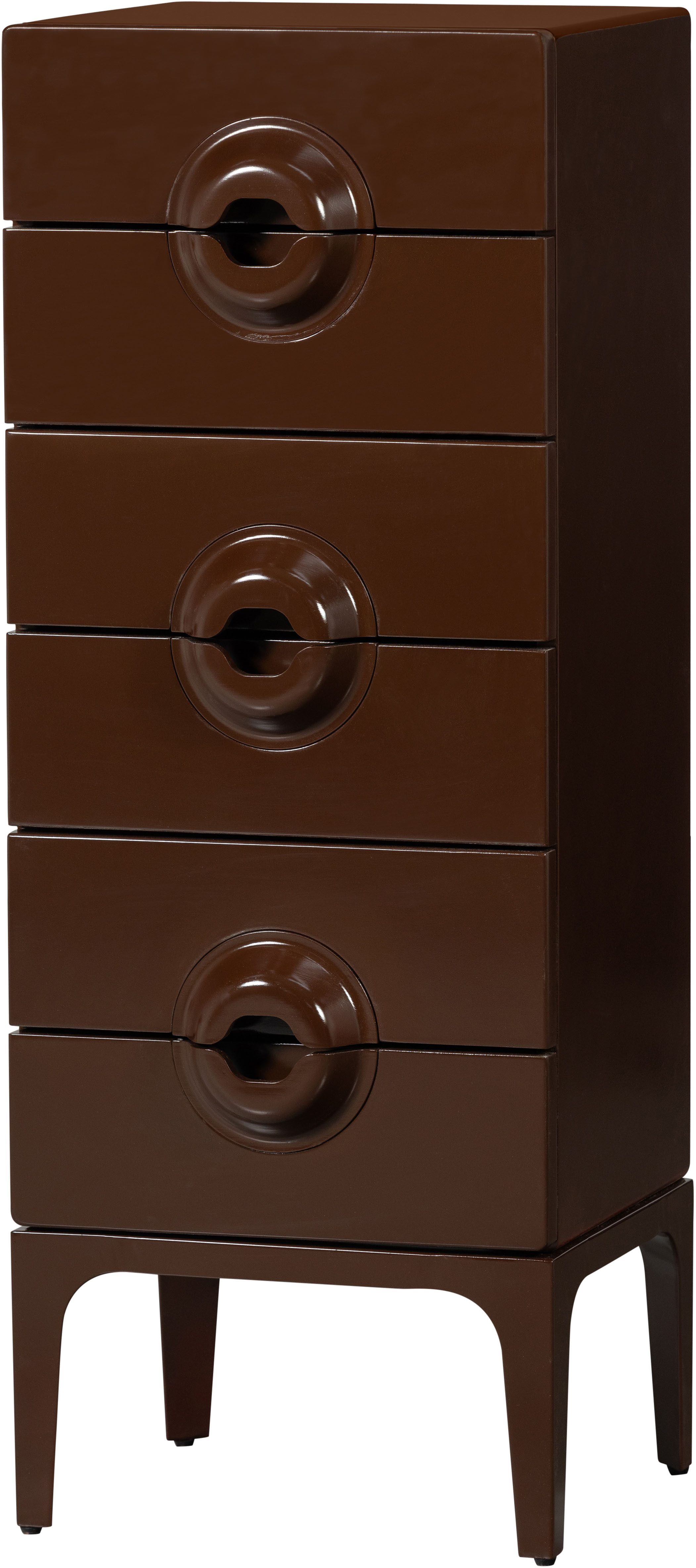 WOOOD Nachtkonsole WOOOD Merge Kommode 6 Schubladen