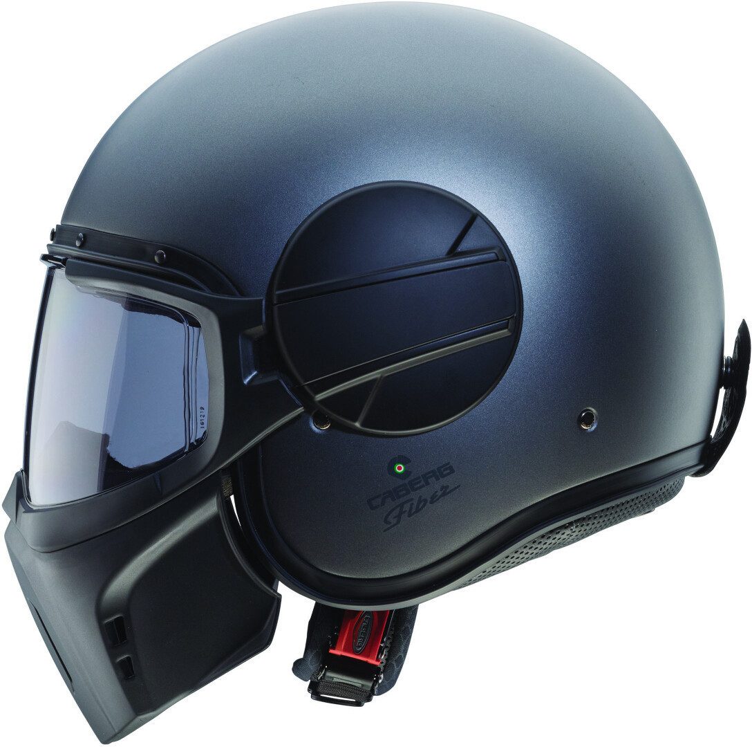 Caberg Motorradhelm Ghost X Jethelm, vorbereitet für Kommunikationssystem
