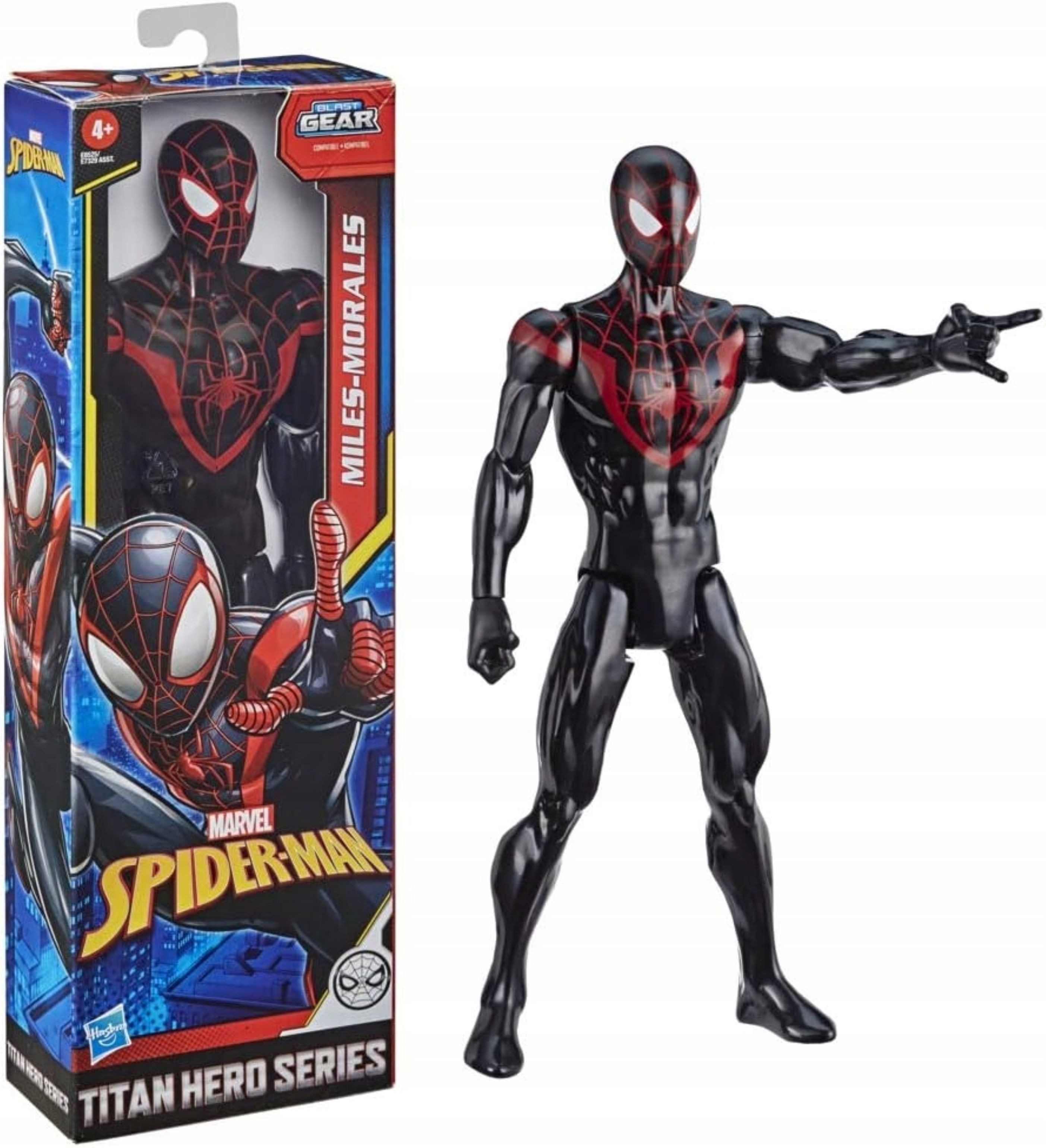 Hasbro Spielfigur Hasbro Marvel Spider-Man Miles Morales Titan Hero Figur 30 cm, (1-tlg)