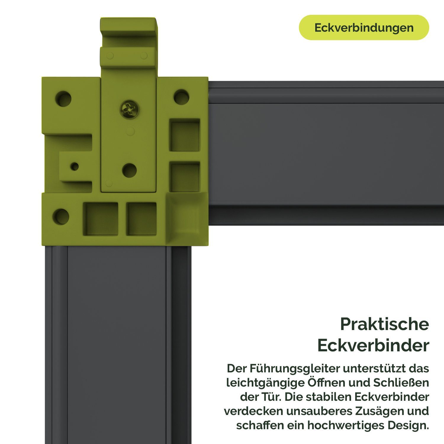 Nematek Insektenschutz-Tür Nematek Fliegengitter Schiebetür, Insektenschutz Schiebetür, 120x240cm – Bild 4 von 5