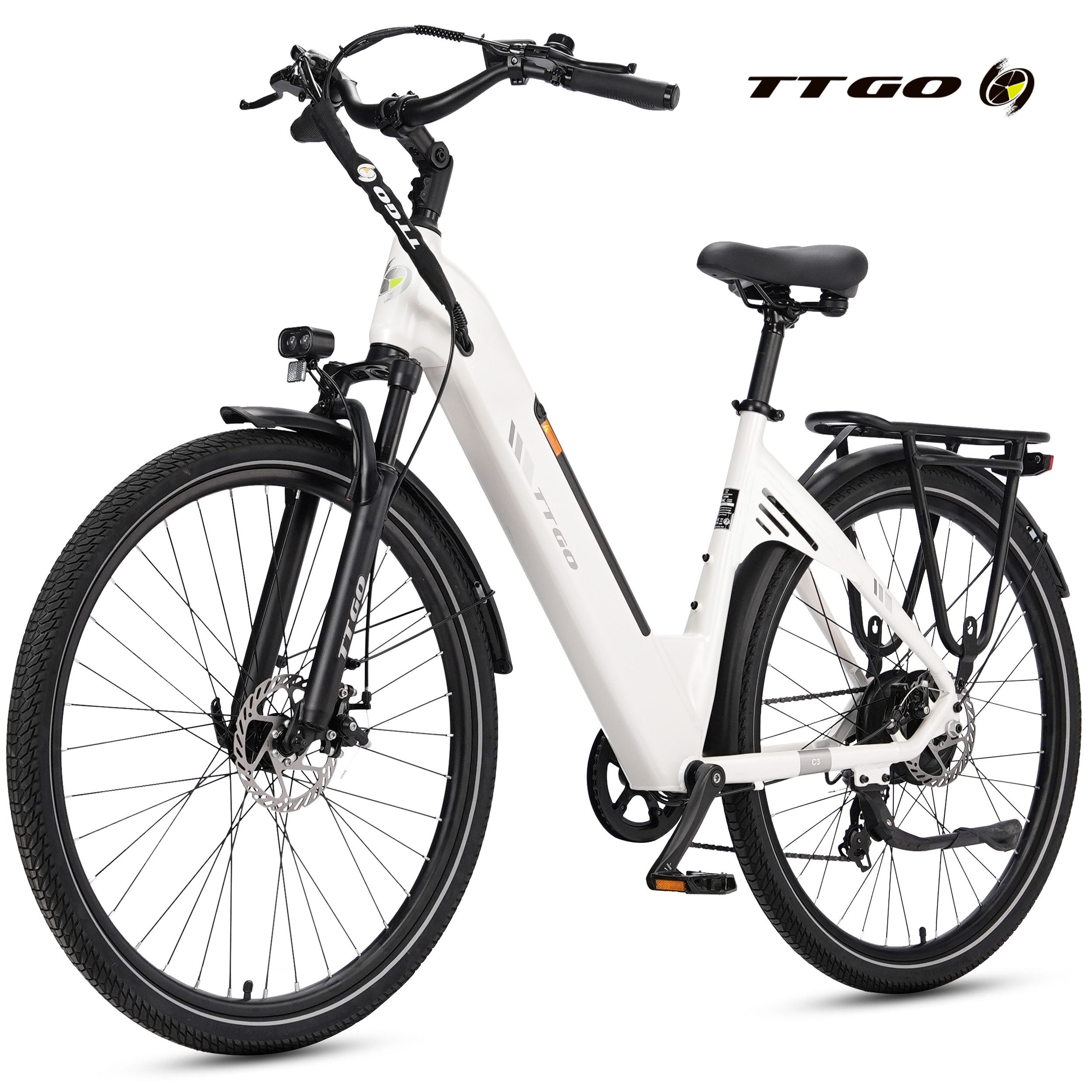 E-Bike Cityrad 28 Zoll, 52Nm Heckmotor, 150km, Elektrofahrrad, für Damen und Herren