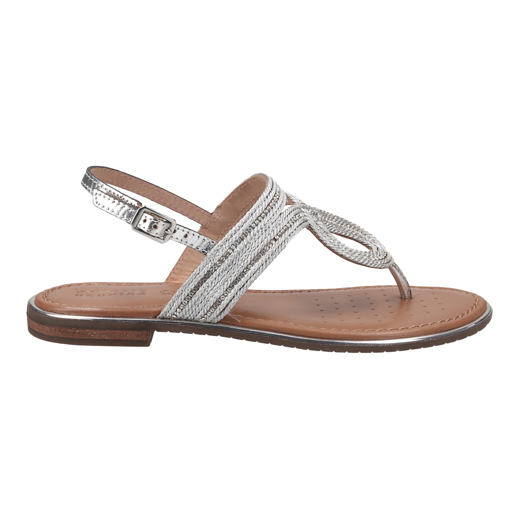 Geox GEOX SOZY PLUS, Sandaletten, Silber, Damen Sandalette