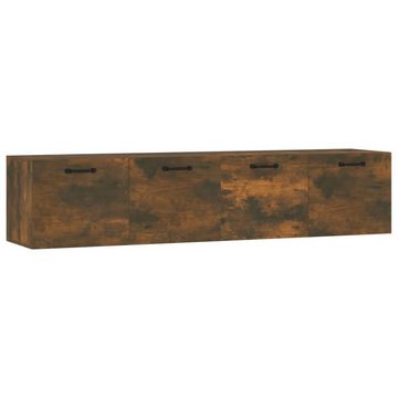 vidaXL Fächerschrank Wandschränke 2 Stk. Räuchereiche 60x36,5x35 cm Holzwerkstoff (1-St)