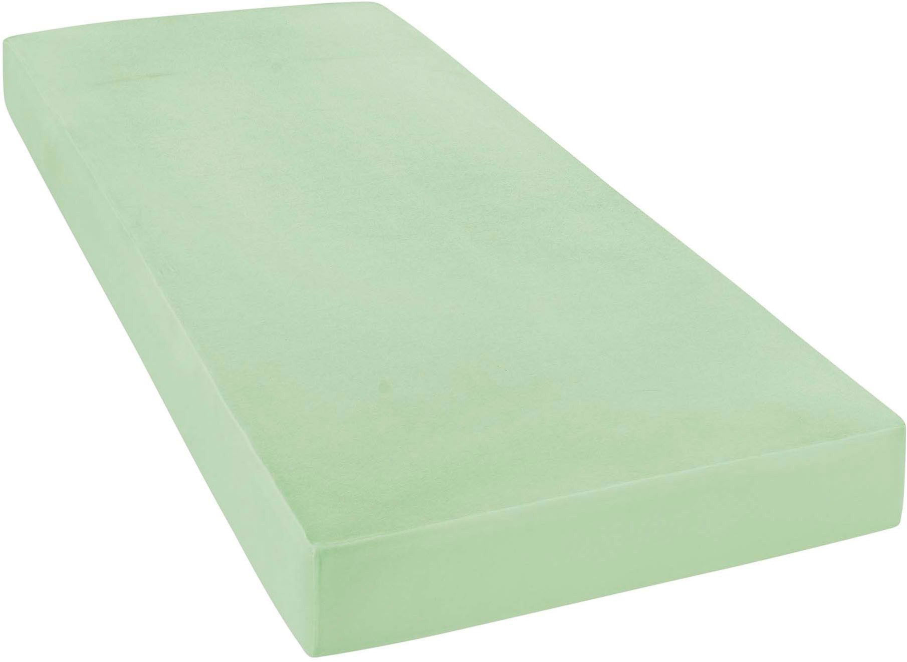 Janine Spannbettlaken ELASTIC 5002 Jersey Bettlaken mit Elasthan, 190 g/m², Jersey-Elasthan, Gummizug: rundum, (1 Stück), für Matratzen bis 35 cm Höhe, 95% Baumwolle, hochwertig, langlebig