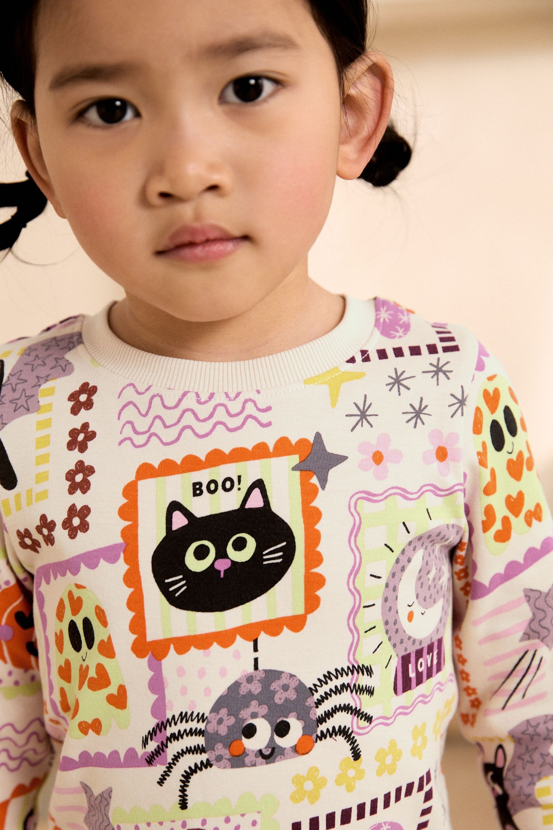 Next Pyjama Snuggle Schlafanzug mit Halloween-Motiv (2 tlg) – Bild 4 von 5