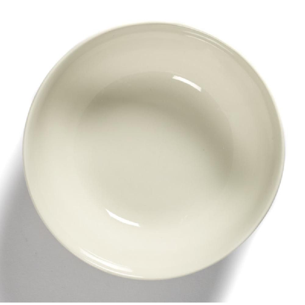 Serax Schüssel Schale Feast White Swirl-Stripes Blue (L)