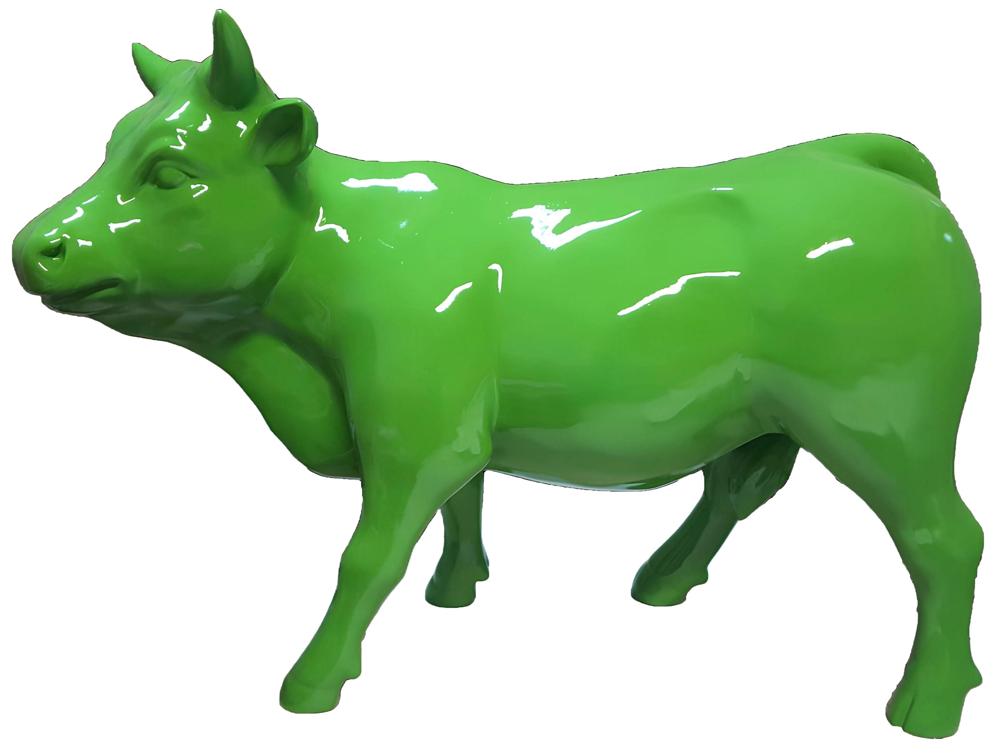 Skulptur Neue abstrakte Designfigur Kuh-Dekorationsstatue Skulptur