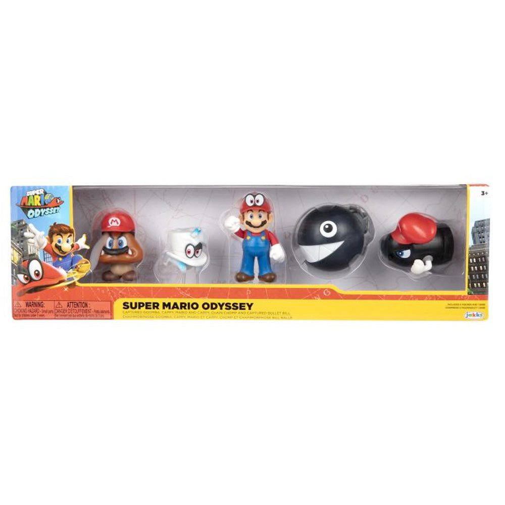 Nintendo Spielfigur Nintendo Super Mario Figuren 5er Set Mario Odyssey, 6 cm