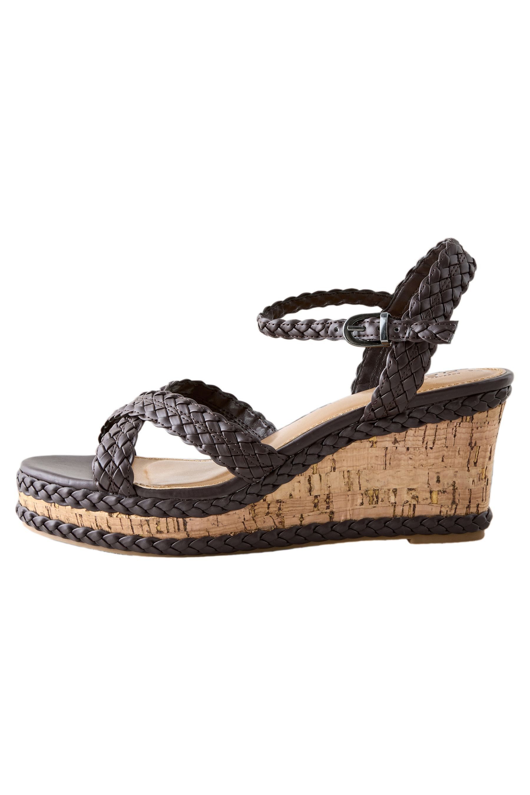 Next Forever Comfort® Keilabsatzsandalen mit X-Riemen Keilsandalette (1-tlg)