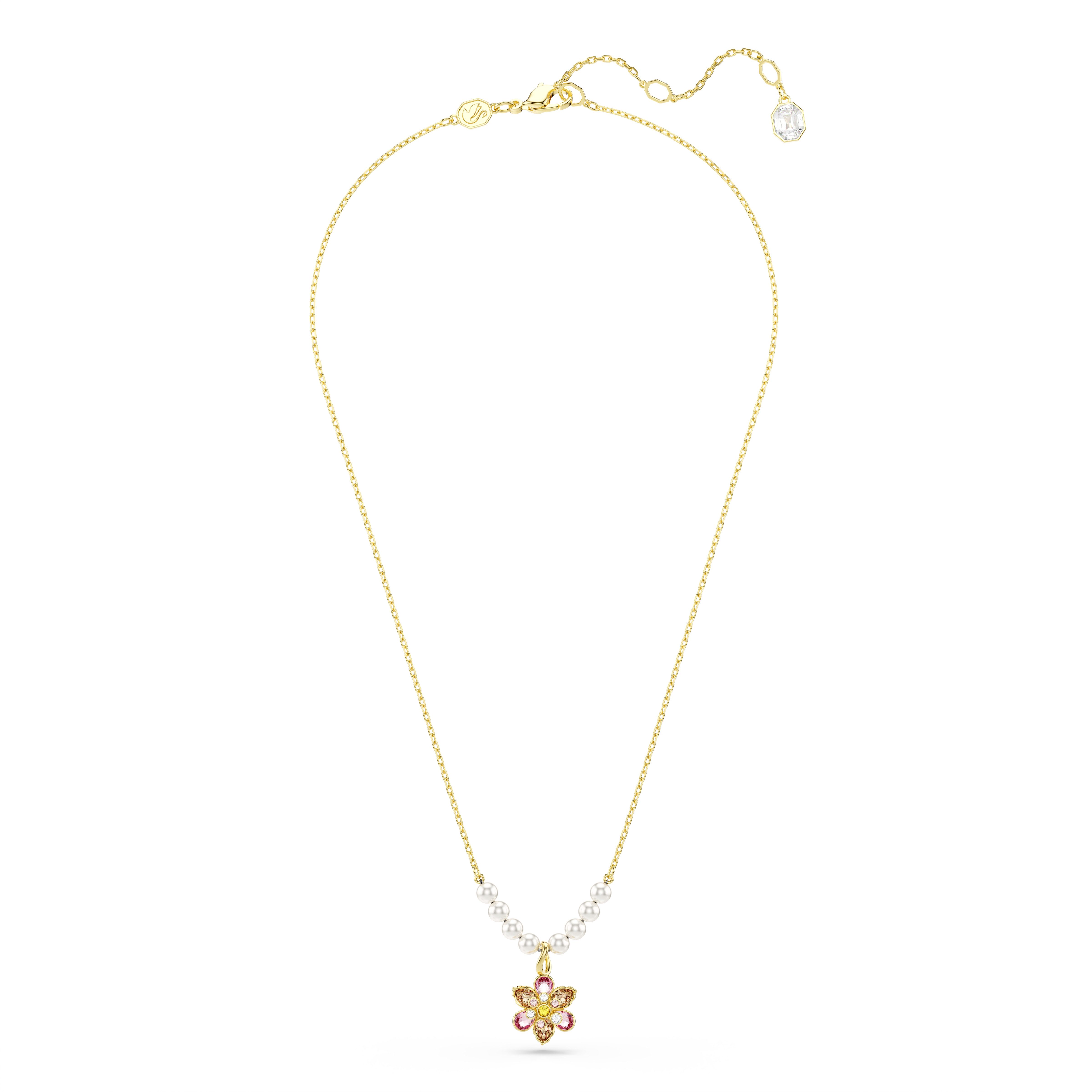 Swarovski Kette mit Anhänger Schmuck Geschenk Idyllia Halskette, mit Swarovski® Kristall - mit Swarovski® Perle