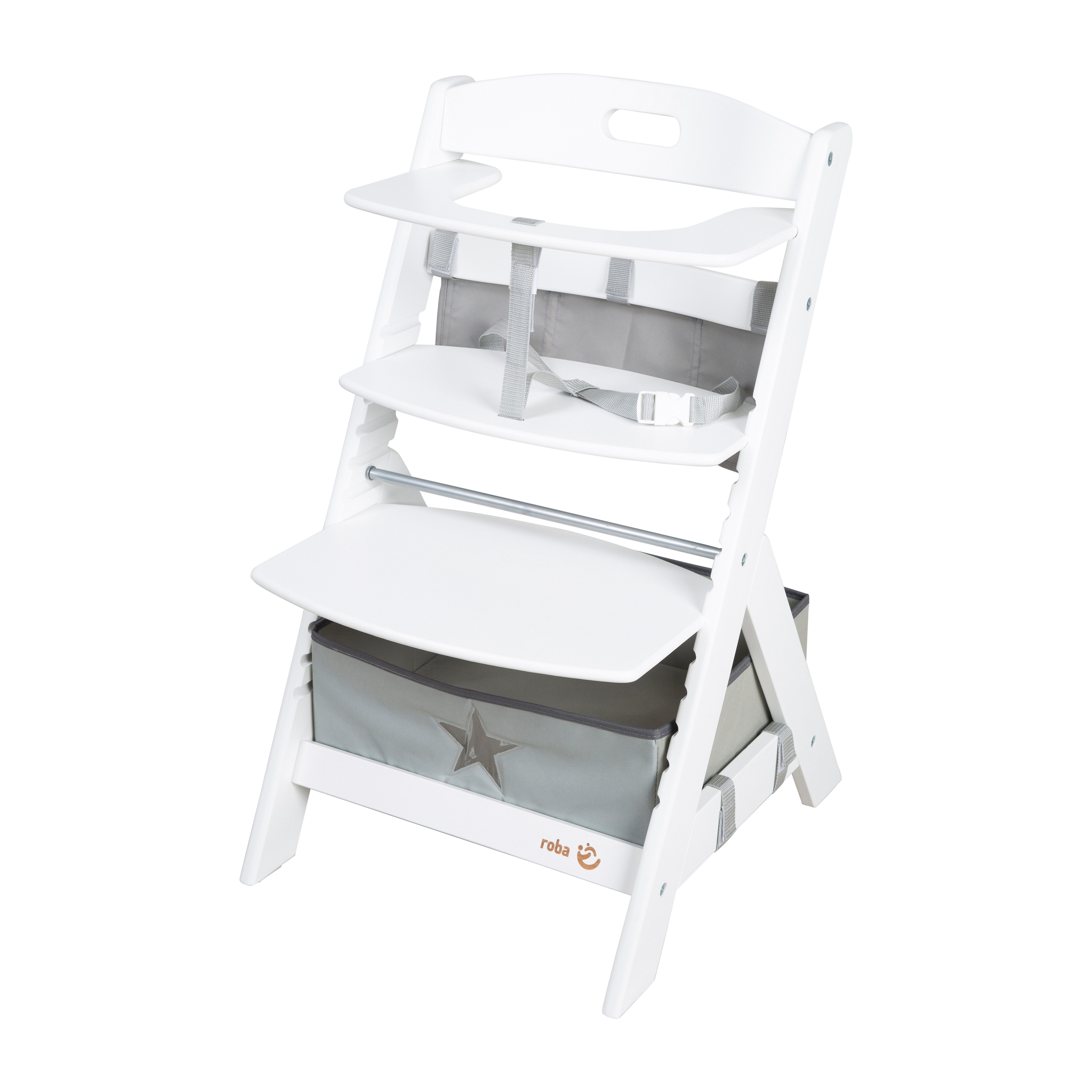 roba® Hochstuhl Liv Up - mitwachsender Treppenhochstuhl - bis 70kg belastba günstig online kaufen