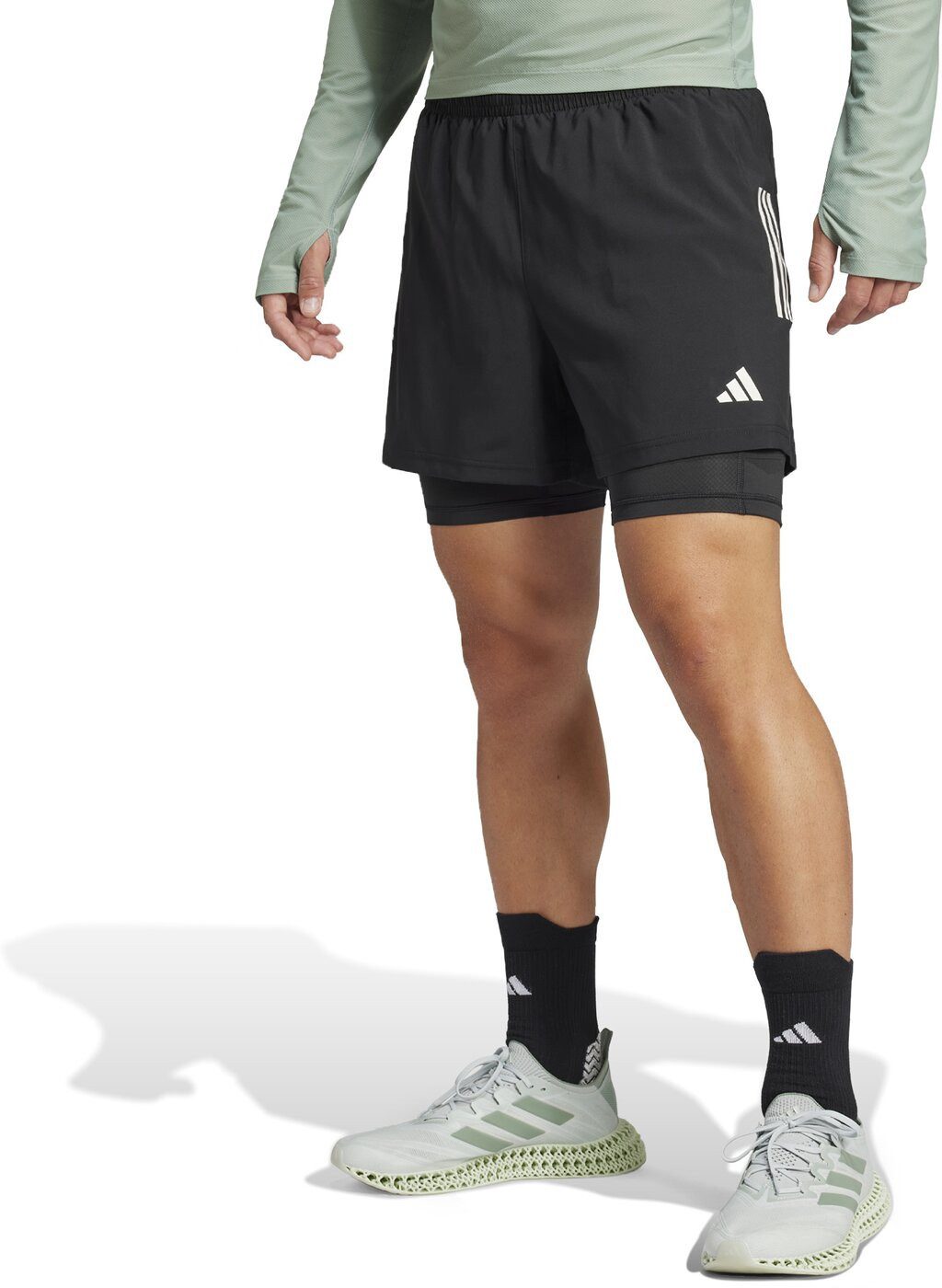 adidas Sportswear Laufshorts OTR B S 2in1 M BLACK günstig online kaufen