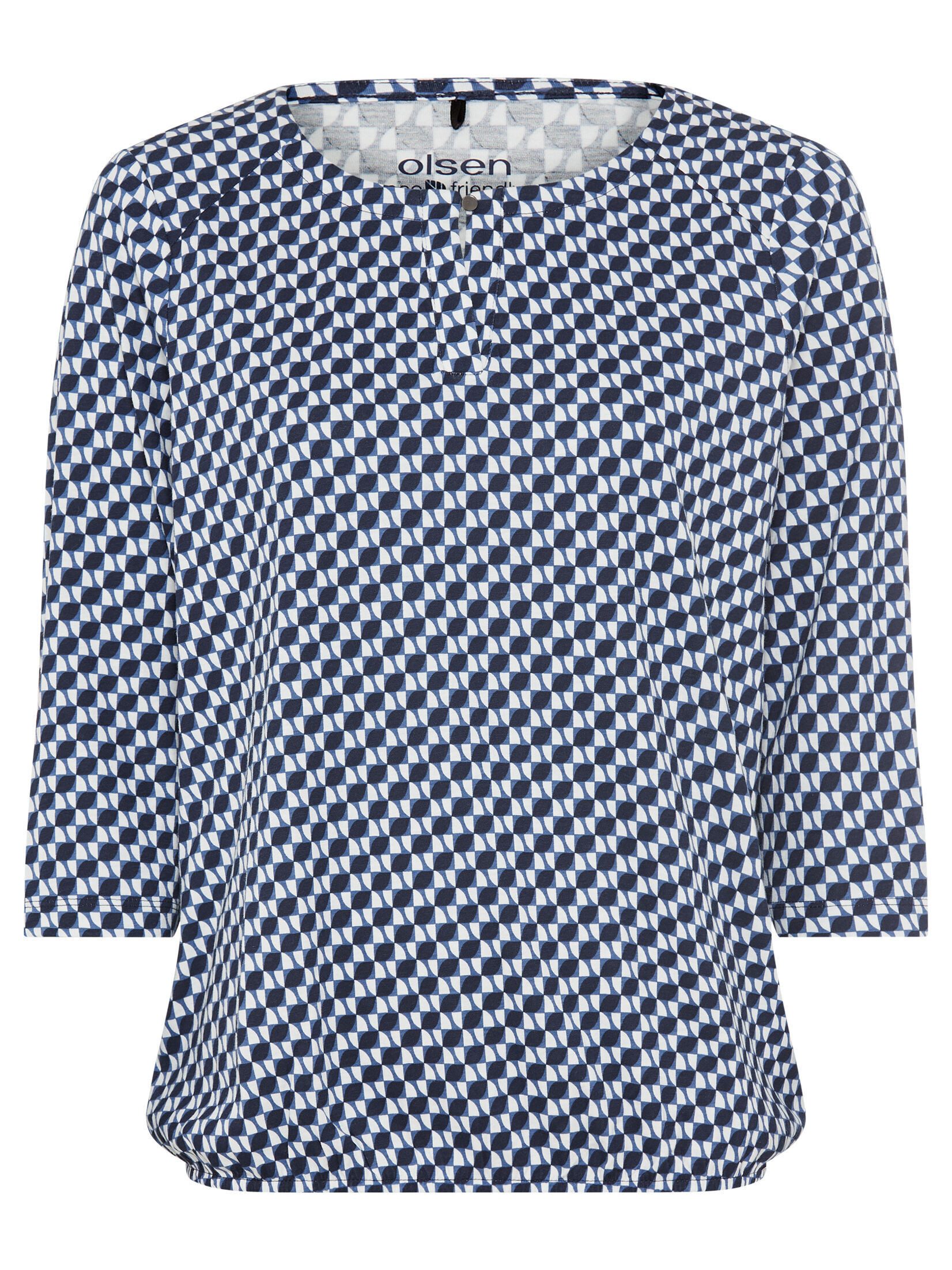 Olsen Rundhalsshirt (1-tlg) mit einem kleinen, günstig online kaufen