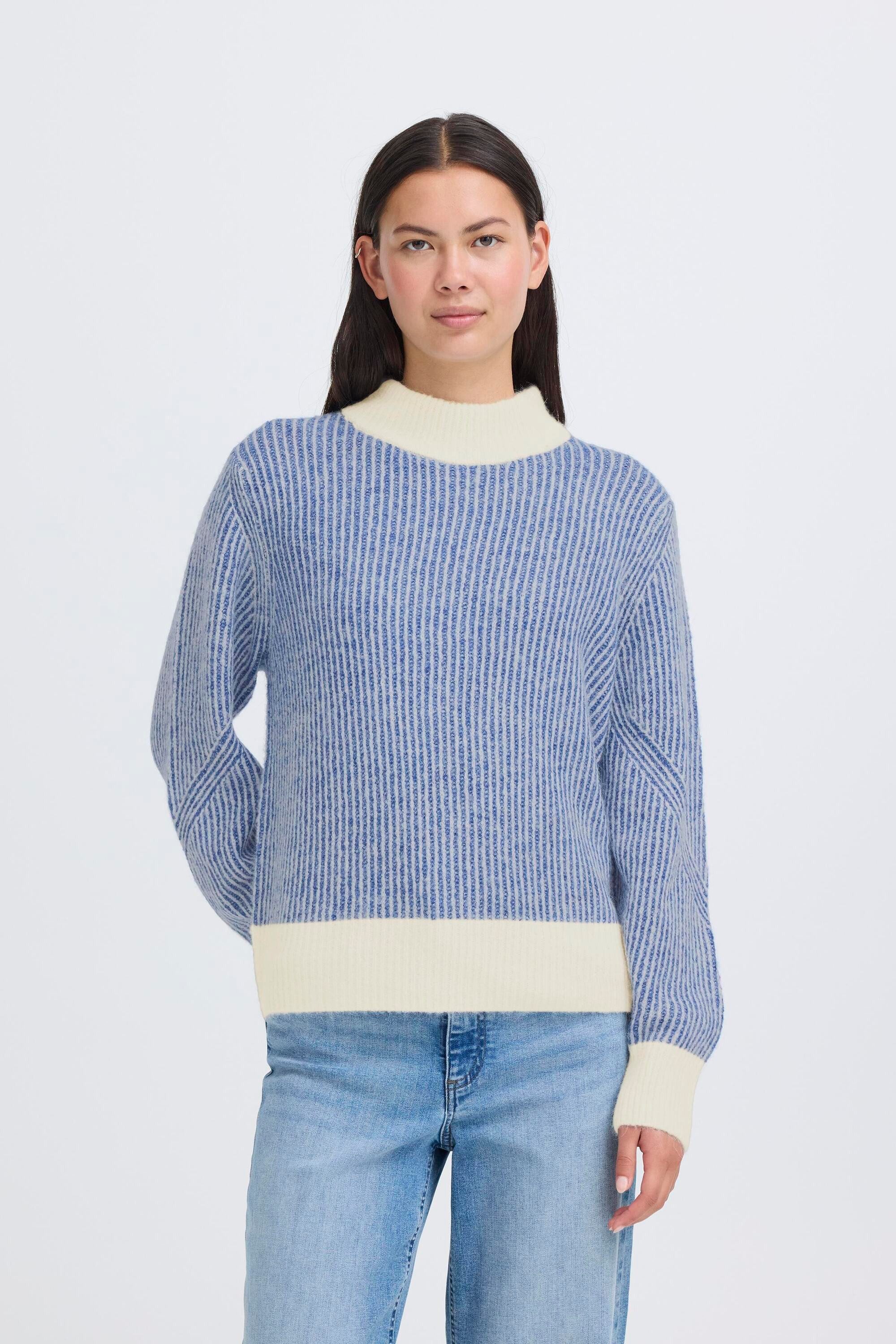 ICHI Strickpullover Strickpullover langarm IHKAMARA
