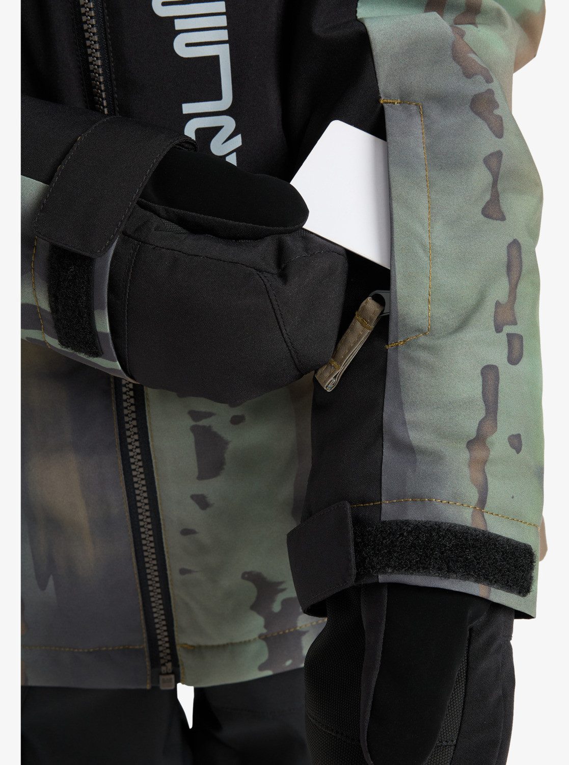Quiksilver Skijacke SIDE HIT BLOCK YOUTH JK für Teens, atmungsaktives Material, wasserabweisend, aus Polyester