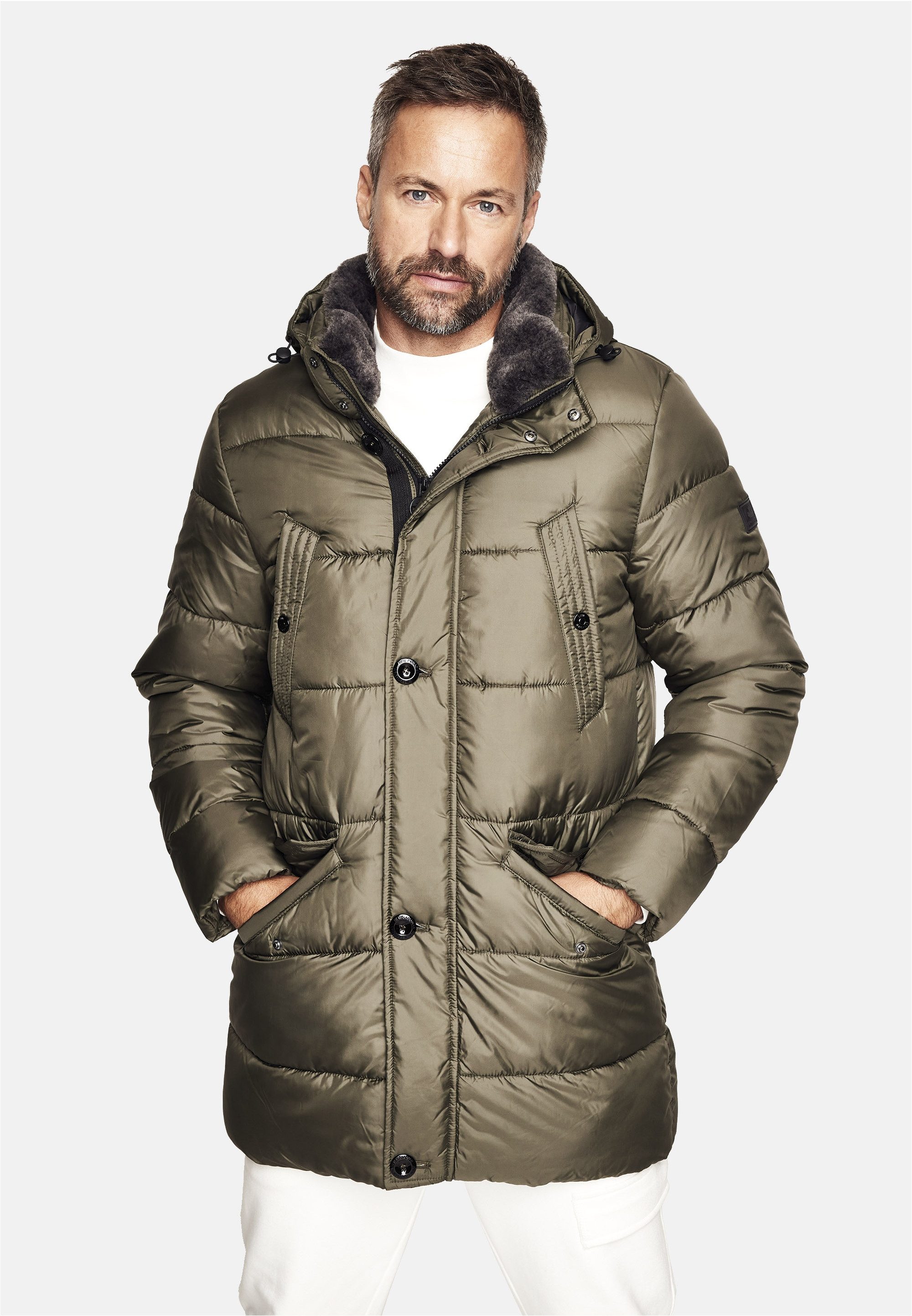 New Canadian Steppjacke mit abnehmbarem Innenkragen günstig online kaufen