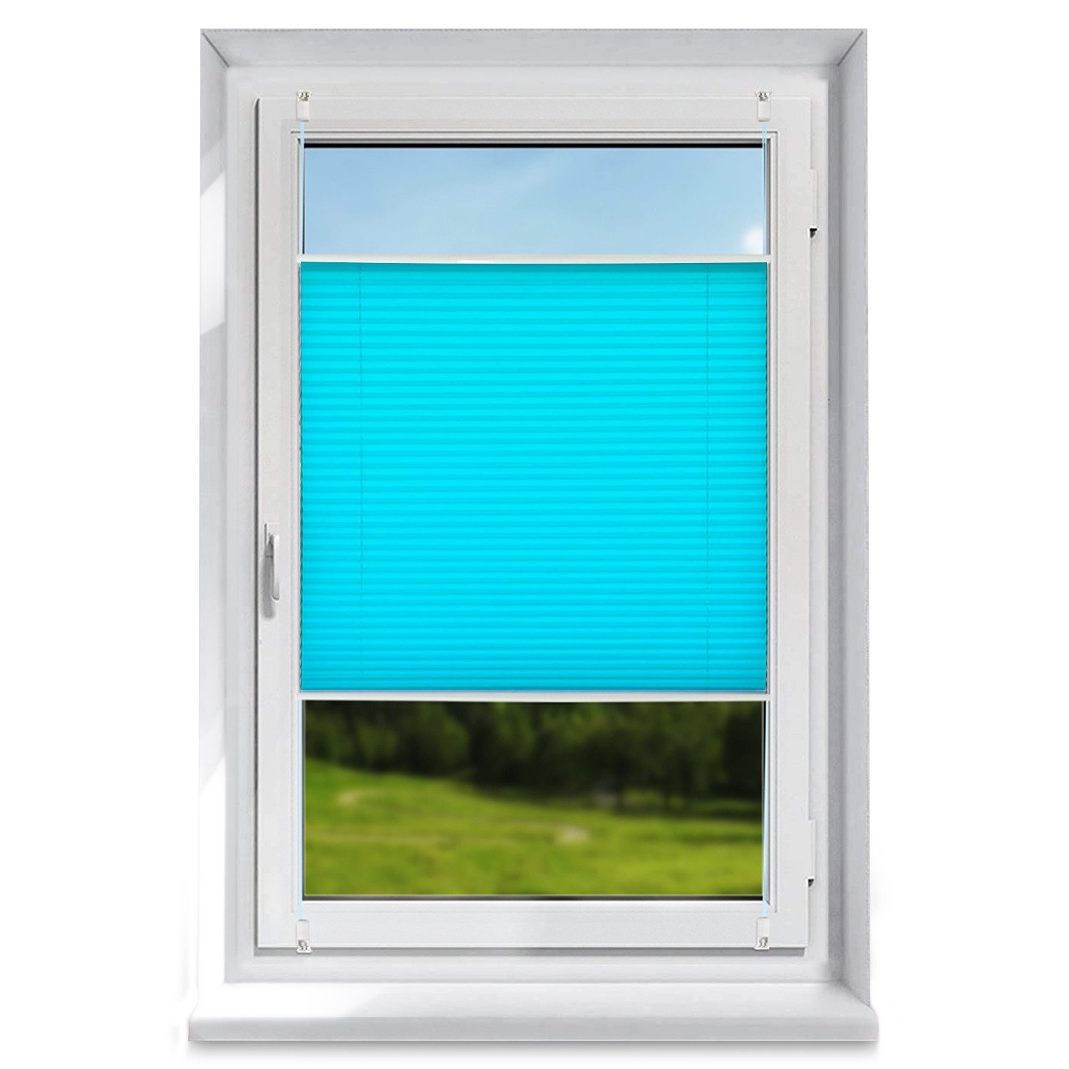 OUBO Plissee mit Klemmträger Sonnenschutz und günstig online kaufen