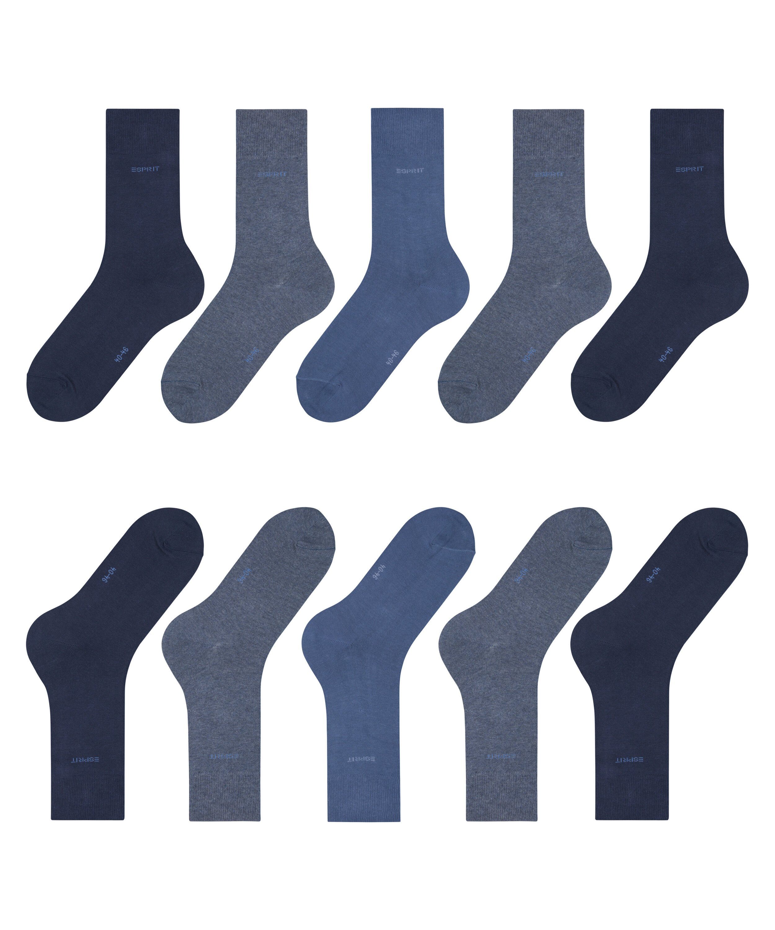 sortiment Esprit Socken Solid-Mix 5-Pack (0060) (5-Paar)
