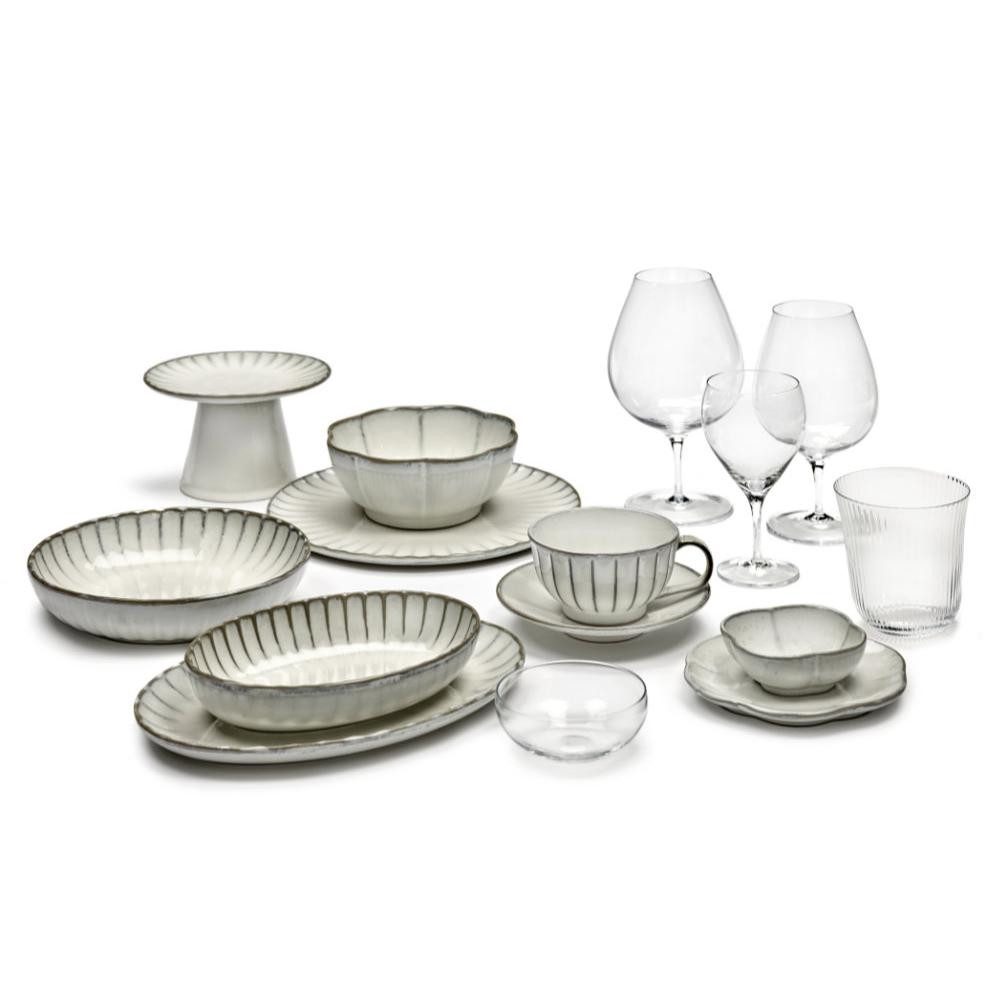 Serax Schüssel Servierschale Inku Oval White (19cm)