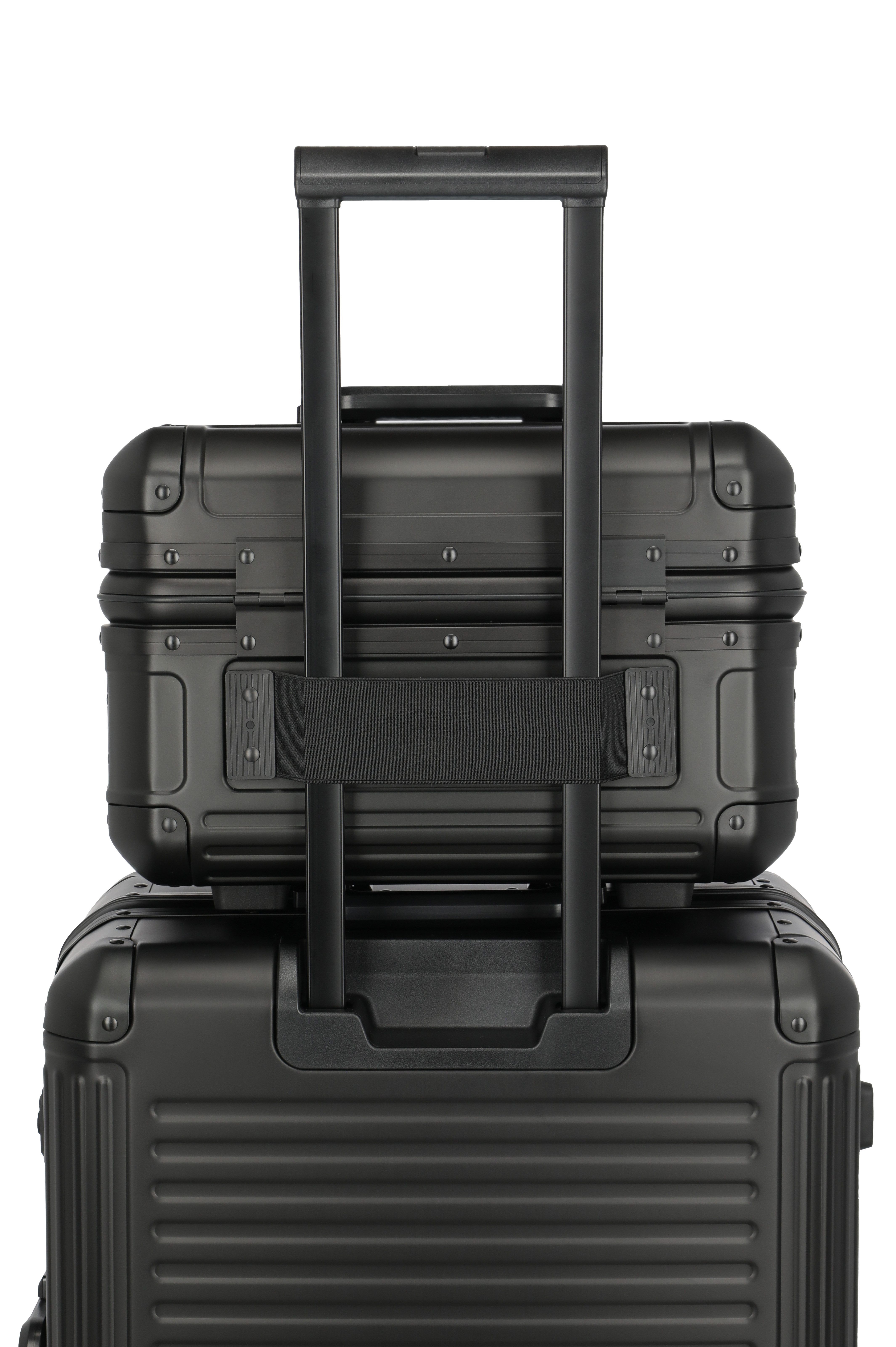travelite Beautycase NEXT Kosmetikkoffer Aluminium, mit herausnehmbarem Inlay und TSA-Schloss