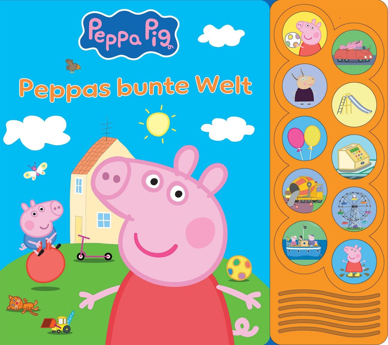 Peppa Pig - Peppas bunte Welt - Interaktives Pappbilderbuch mit 10 lus / diverse