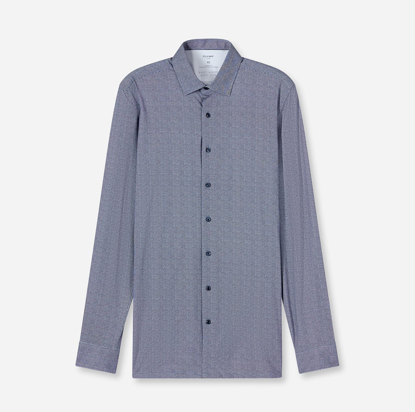 OLYMP Langarmhemd Luxor 24/Seven Businesshemd, Jersey, modern fit, New Kent günstig online kaufen