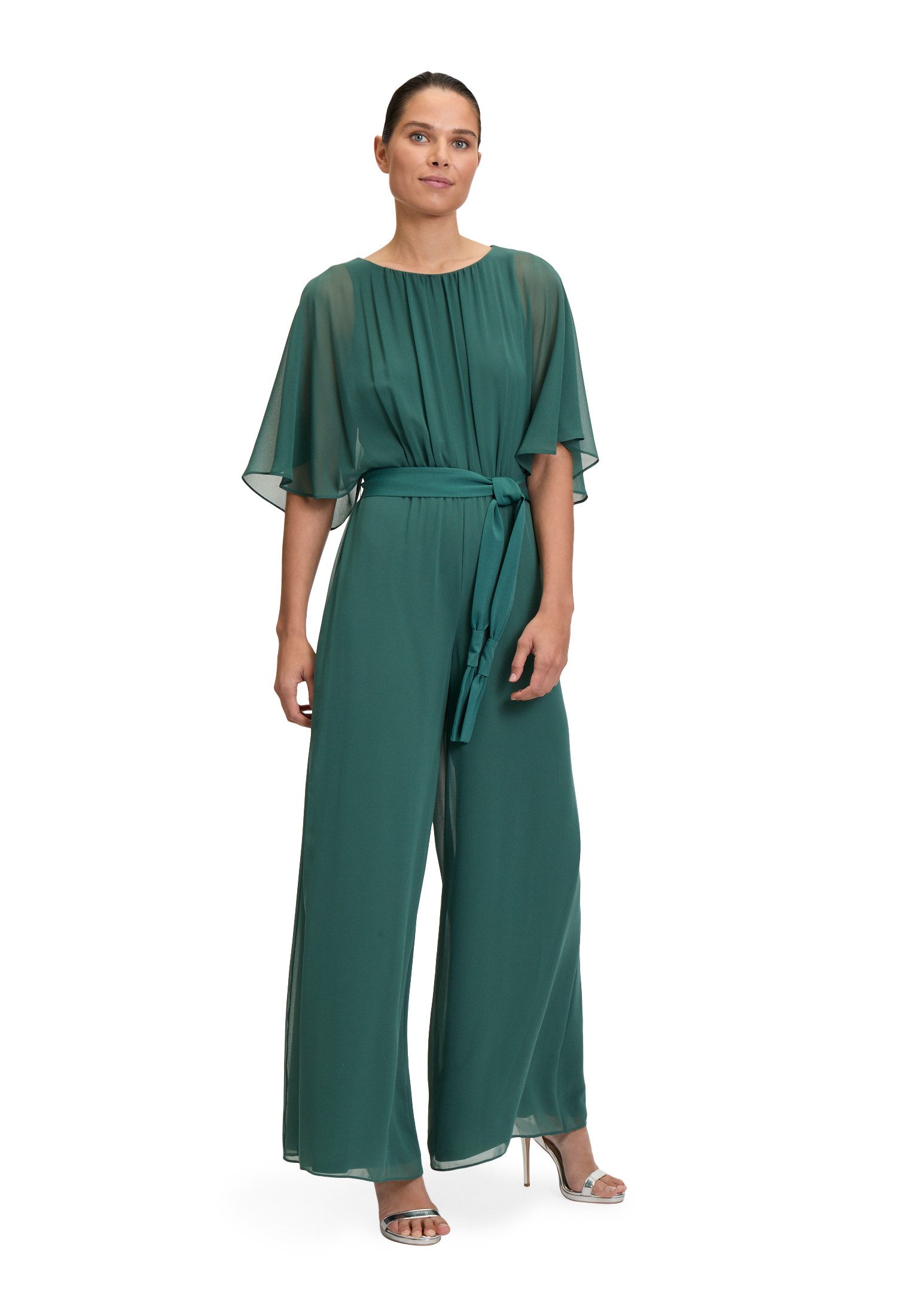 Vera Mont Overall Damen Jumpsuit mit Bindegürtel (1-tlg) Design