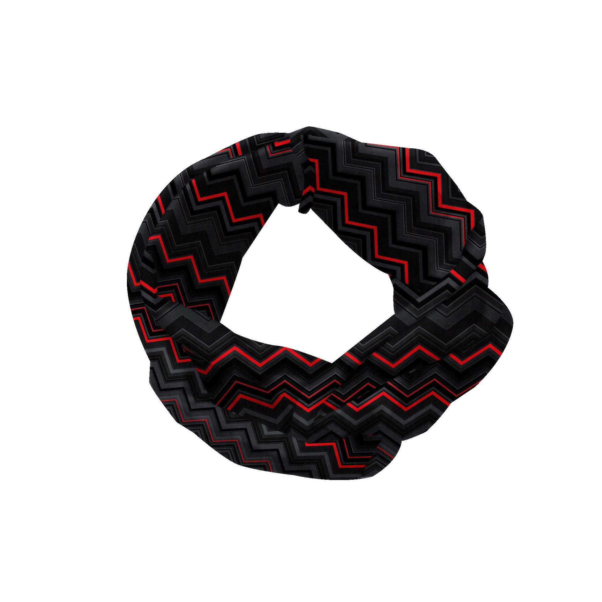 Stirnband Angenehme und Elastisch grau, Rot, accessories Abakuhaus Theme Zick-Zack-Chevron alltags