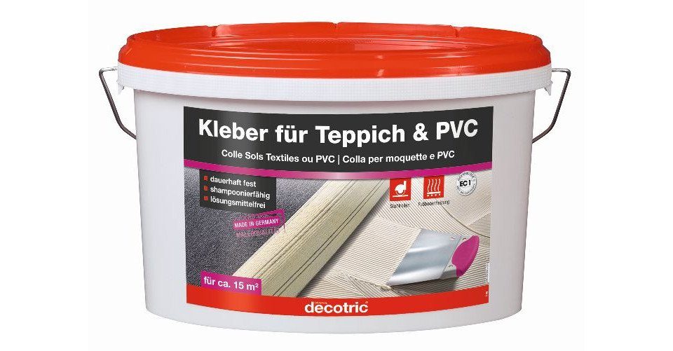 decotric® PVC-Kleber Decotric Kleber für Teppich und PVC 5 kg