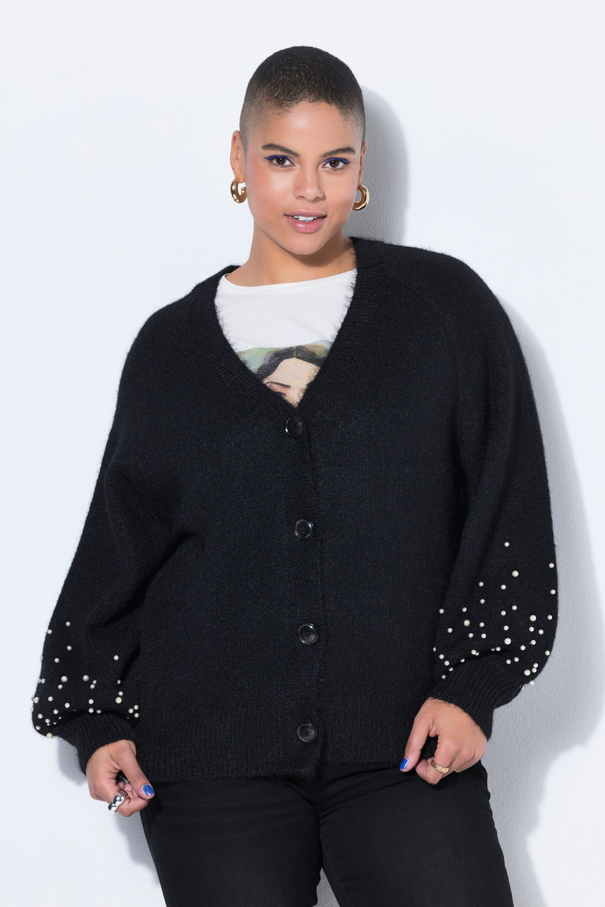 Studio Untold Strickjacke Strickjacke Oversize Shape