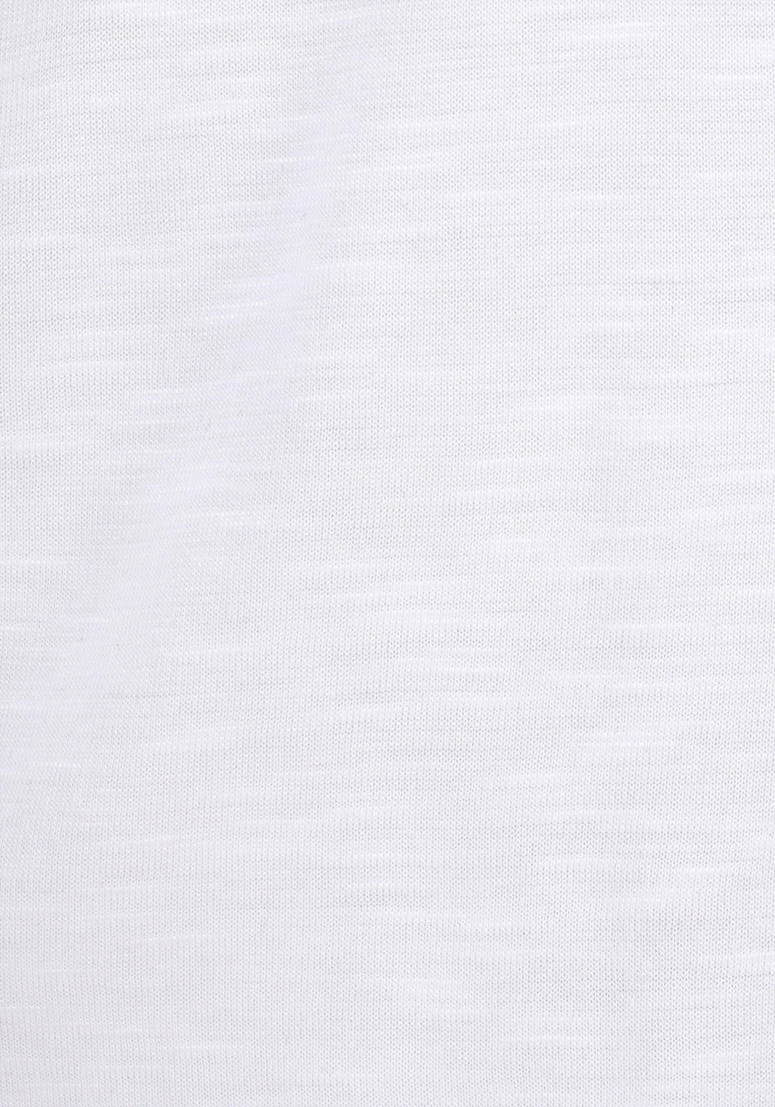 LASCANA Strandshirt und glänzendem weiß mit Ethno-Look, Effekt, Print casual