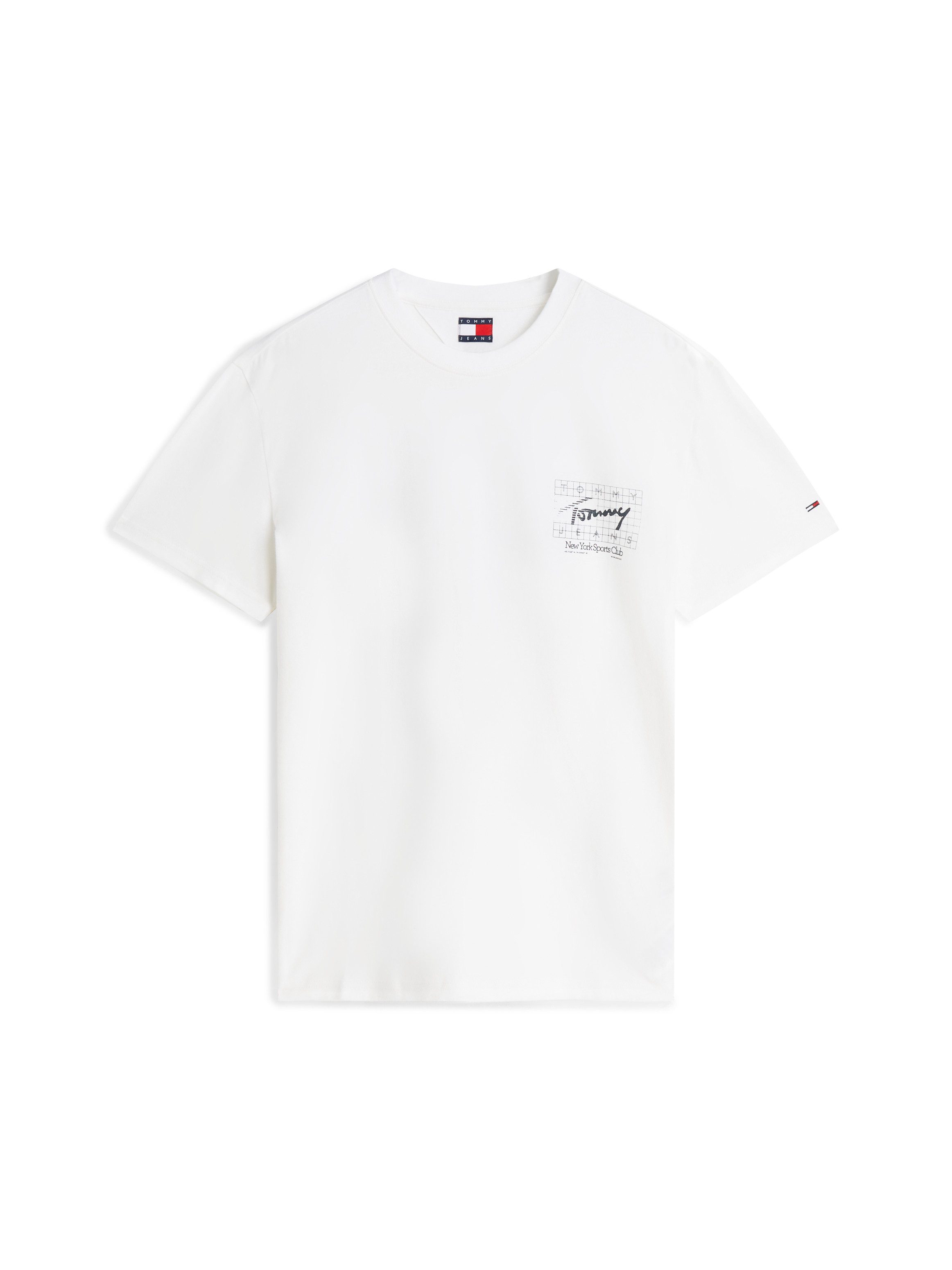 Tommy Jeans T-Shirt TJM REGULAR SIGNATURE FLAG – Bild 5 von 5