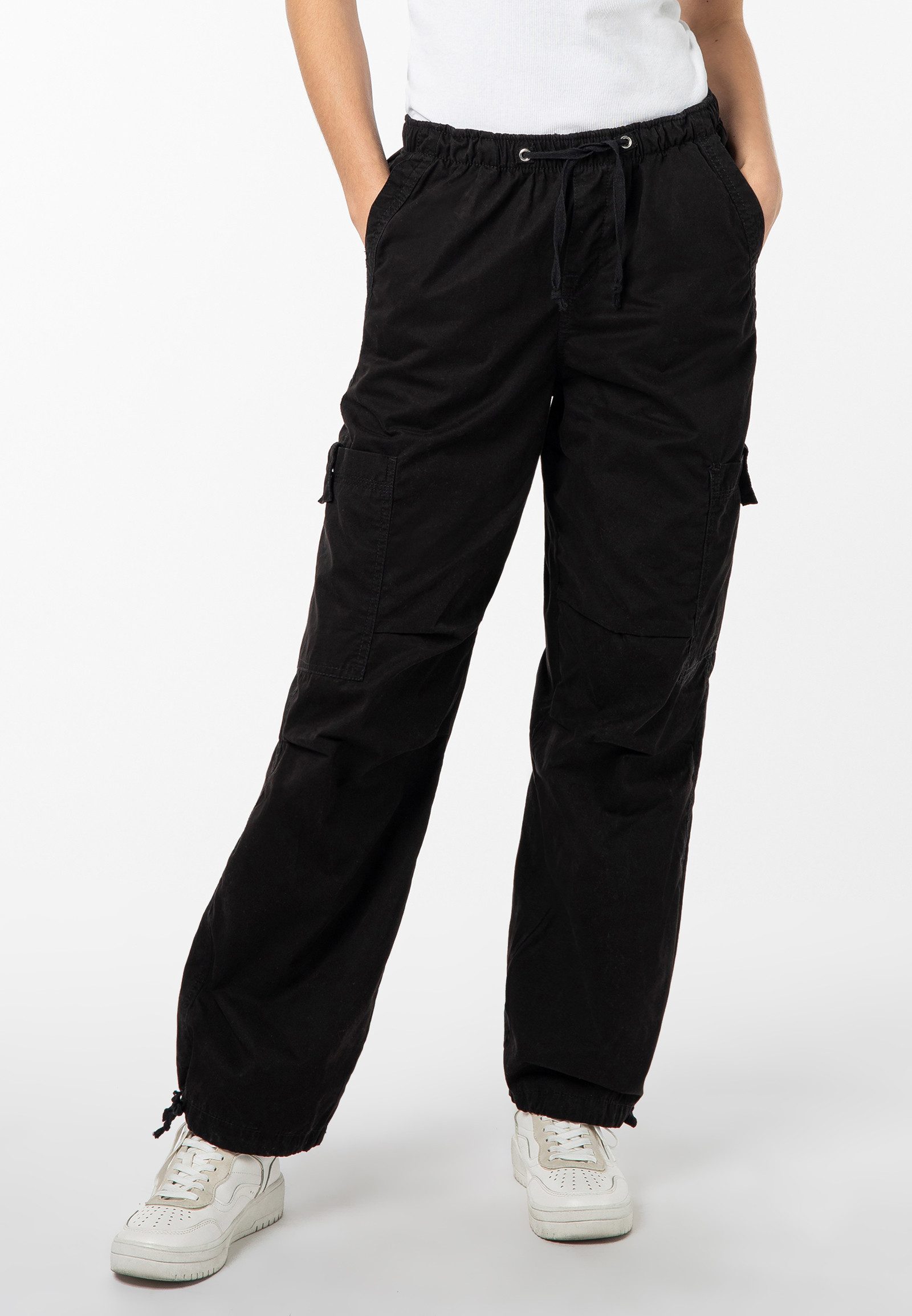 SUBLEVEL Cargohose Damen Hose Parachute-Style Baggy, günstig online kaufen