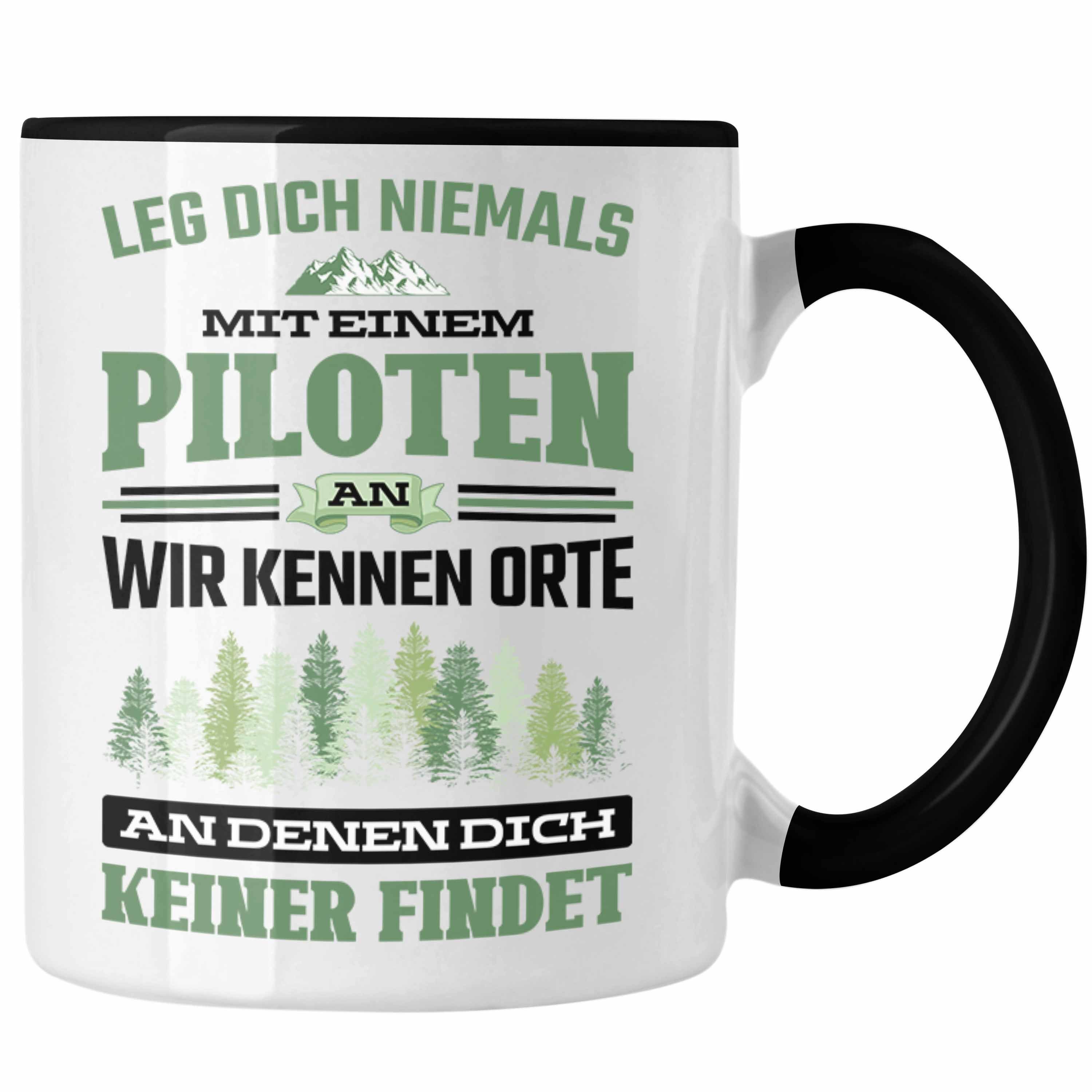 Trendation Tasse Trendation - Pilot Geschenk Tasse Flugzeug Fliegen Geschenkidee Pilote