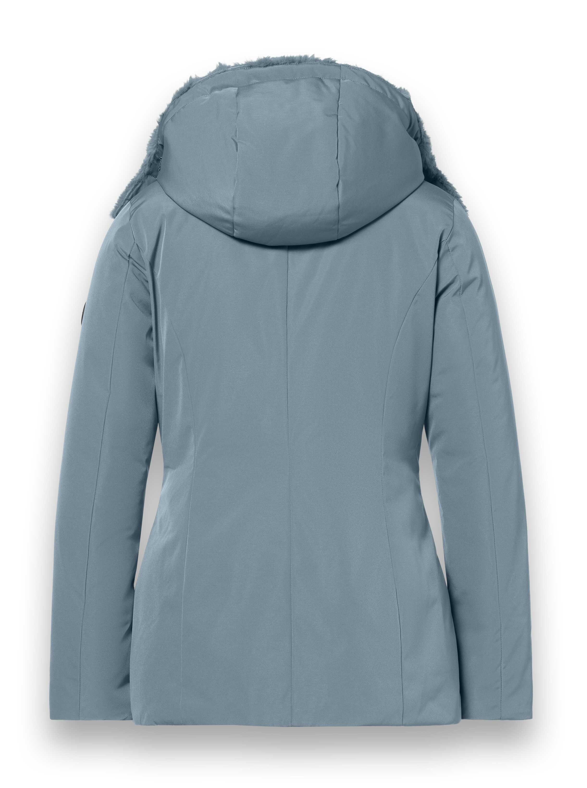 District Winterjacke Eclipse mit Kapuze (Mantel, winddicht, wasserabweisend) mineralblau