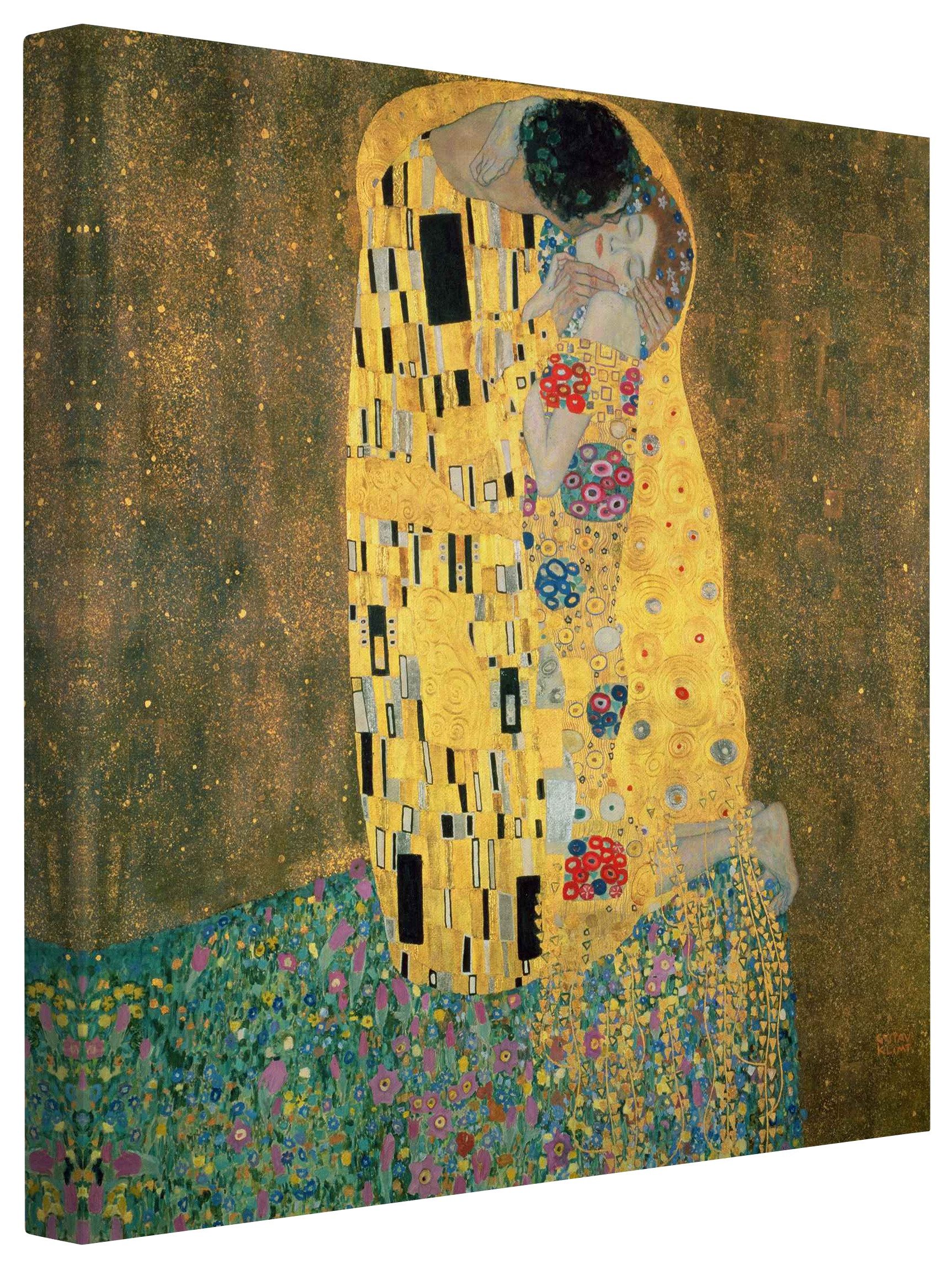 Bilderdepot24 Leinwandbild Kunstdruck Jugendstil Gustav Klimt günstig online kaufen