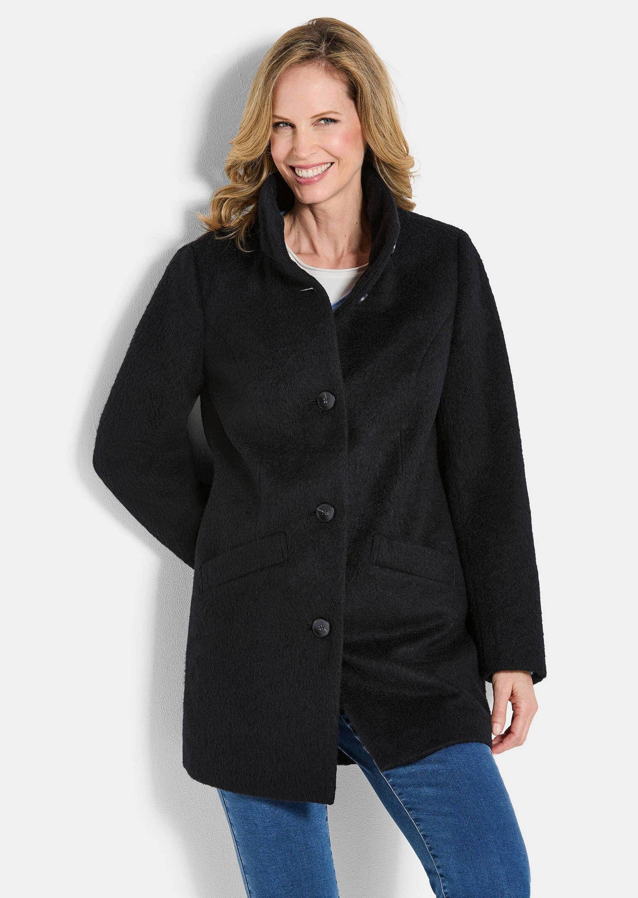 GOLDNER Jerseyblazer Stepp-Winterjacke mit Kapuze Langarm Übergangsjacke mi günstig online kaufen