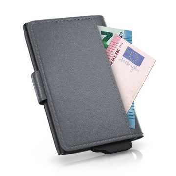 Aplic Kartenetui, NFC / RFID Blocker Karten Portemonnaie, Abschirmung für max. 6 Karten